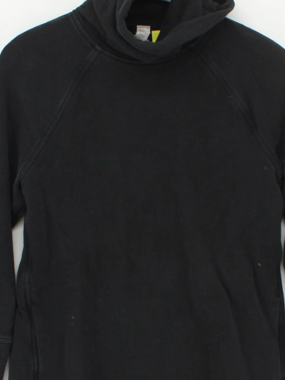 Lululemon Women's Hoodie UK 10 Black Cotton with Elastane Pullover - Image 3