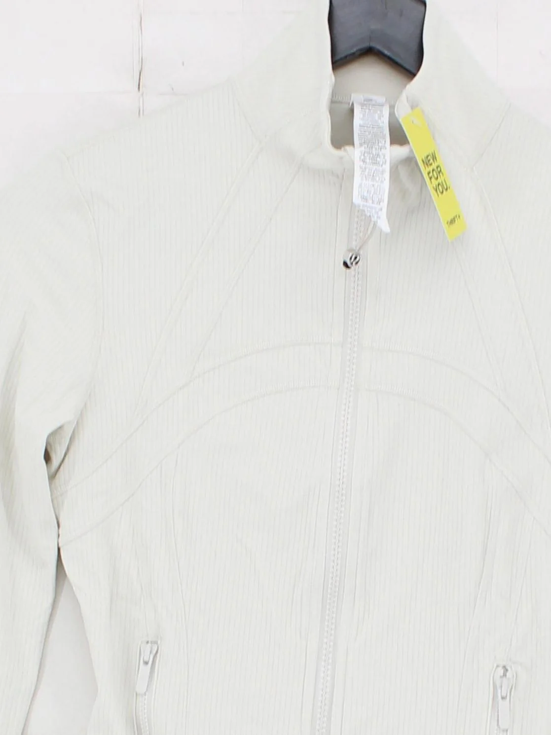 Lululemon Women's Hoodie UK 8 Cream Nylon New with tags - Image 3