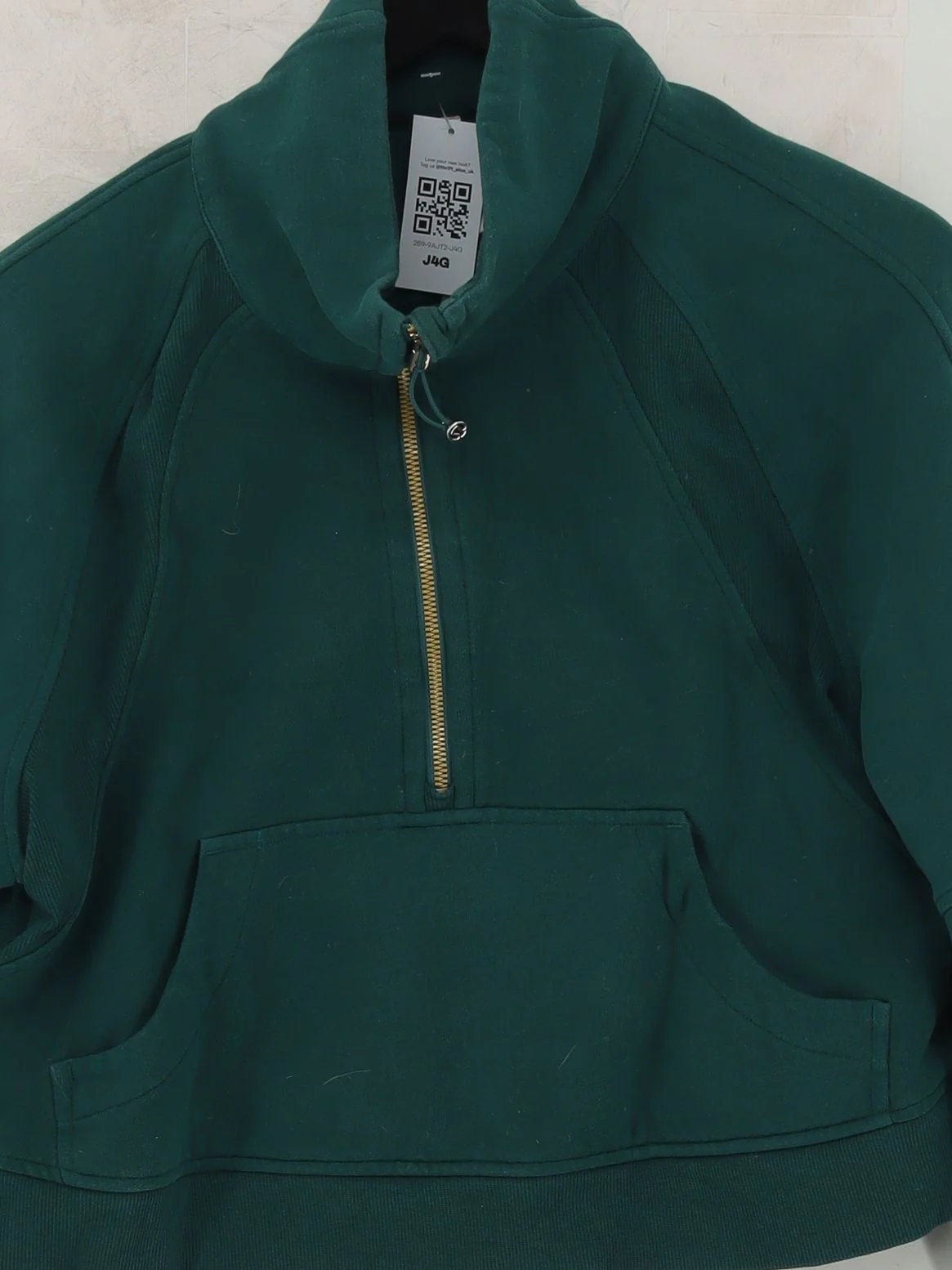 Lululemon Women's Hoodie XS Green Cotton - Image 3