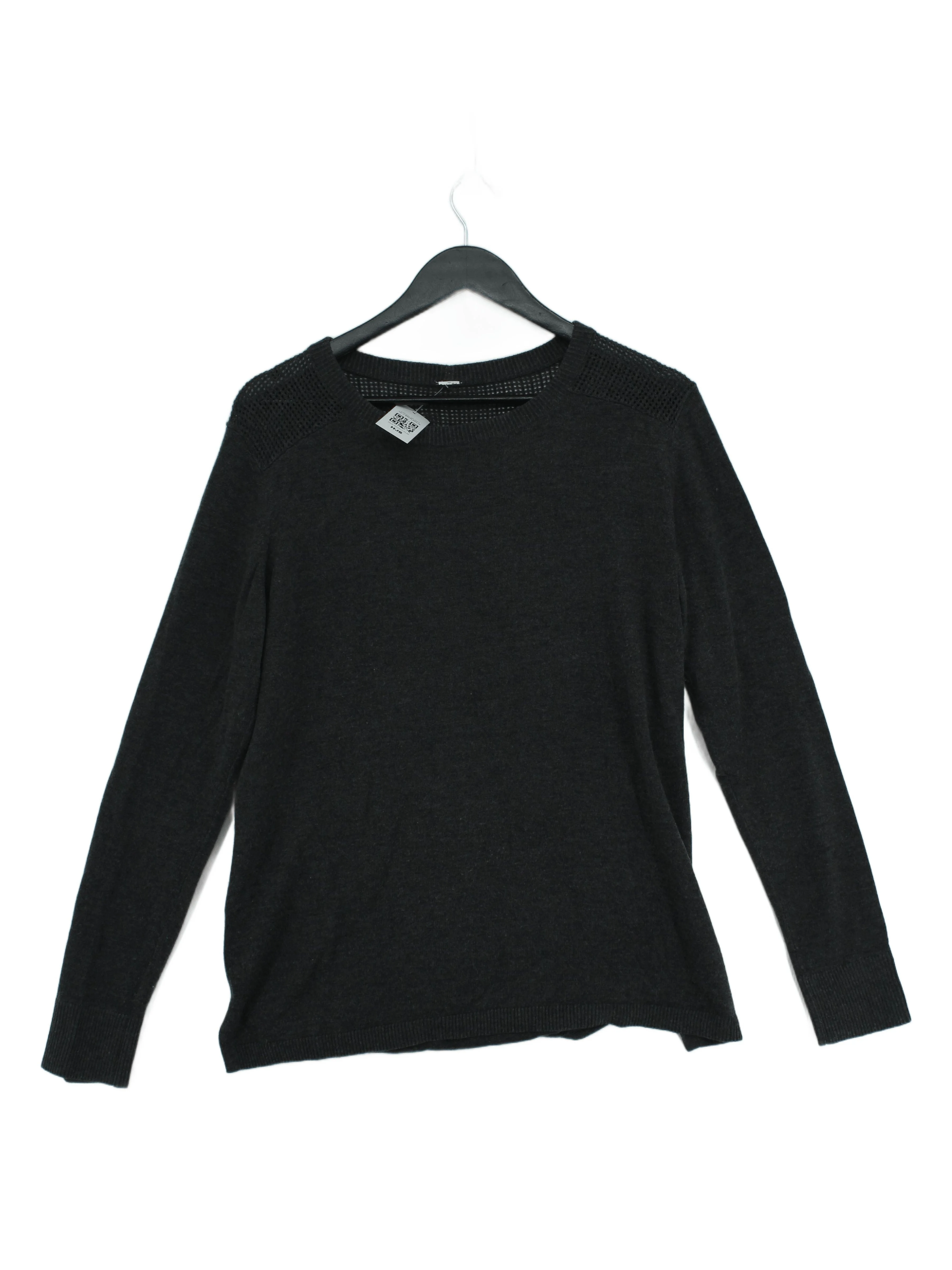 Lululemon Women's Jumper L Grey Viscose with Nylon, Acrylic, Cashmere Pullover