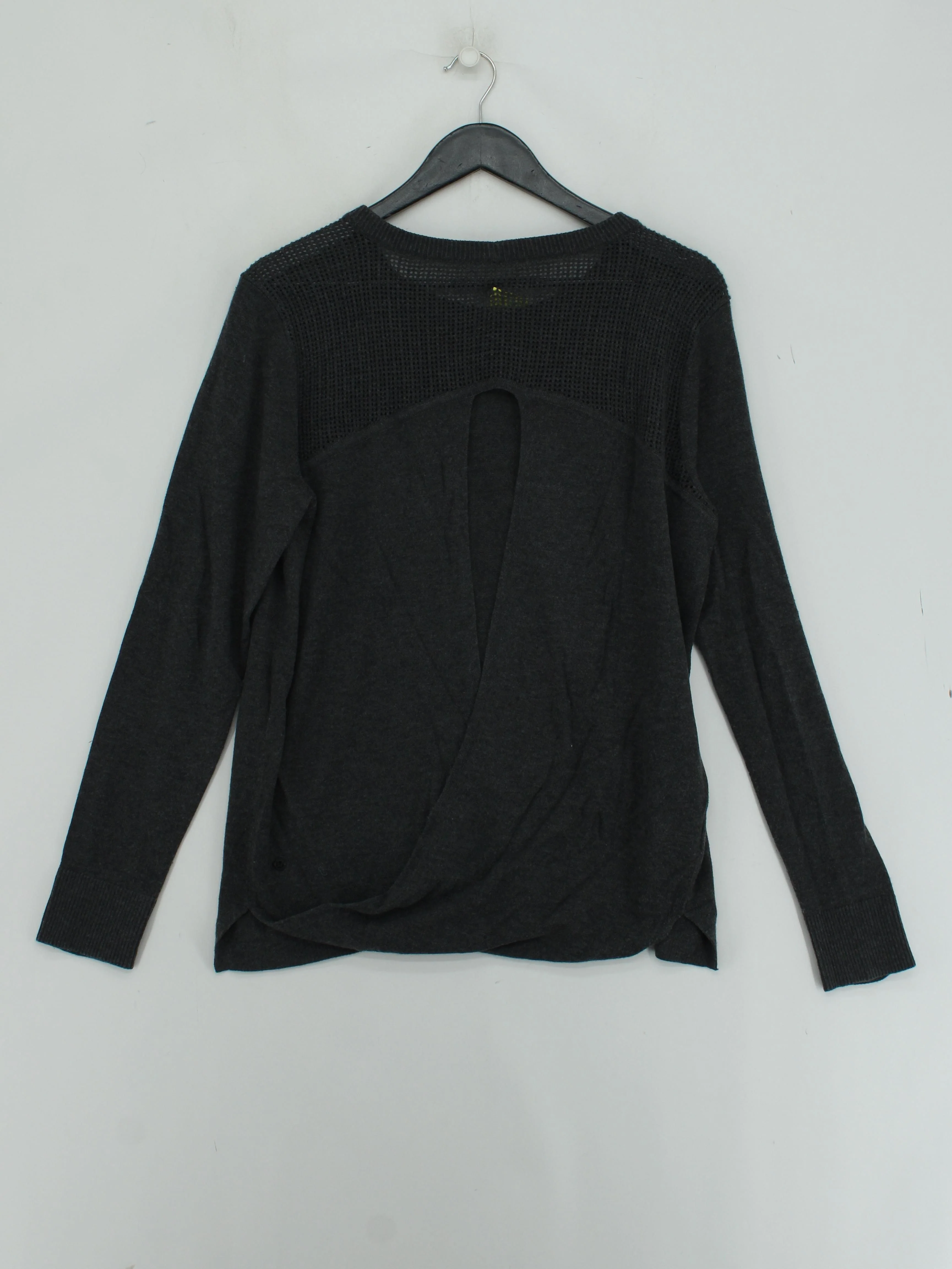 Lululemon Women's Jumper L Grey Viscose with Nylon, Acrylic, Cashmere Pullover - Image 2