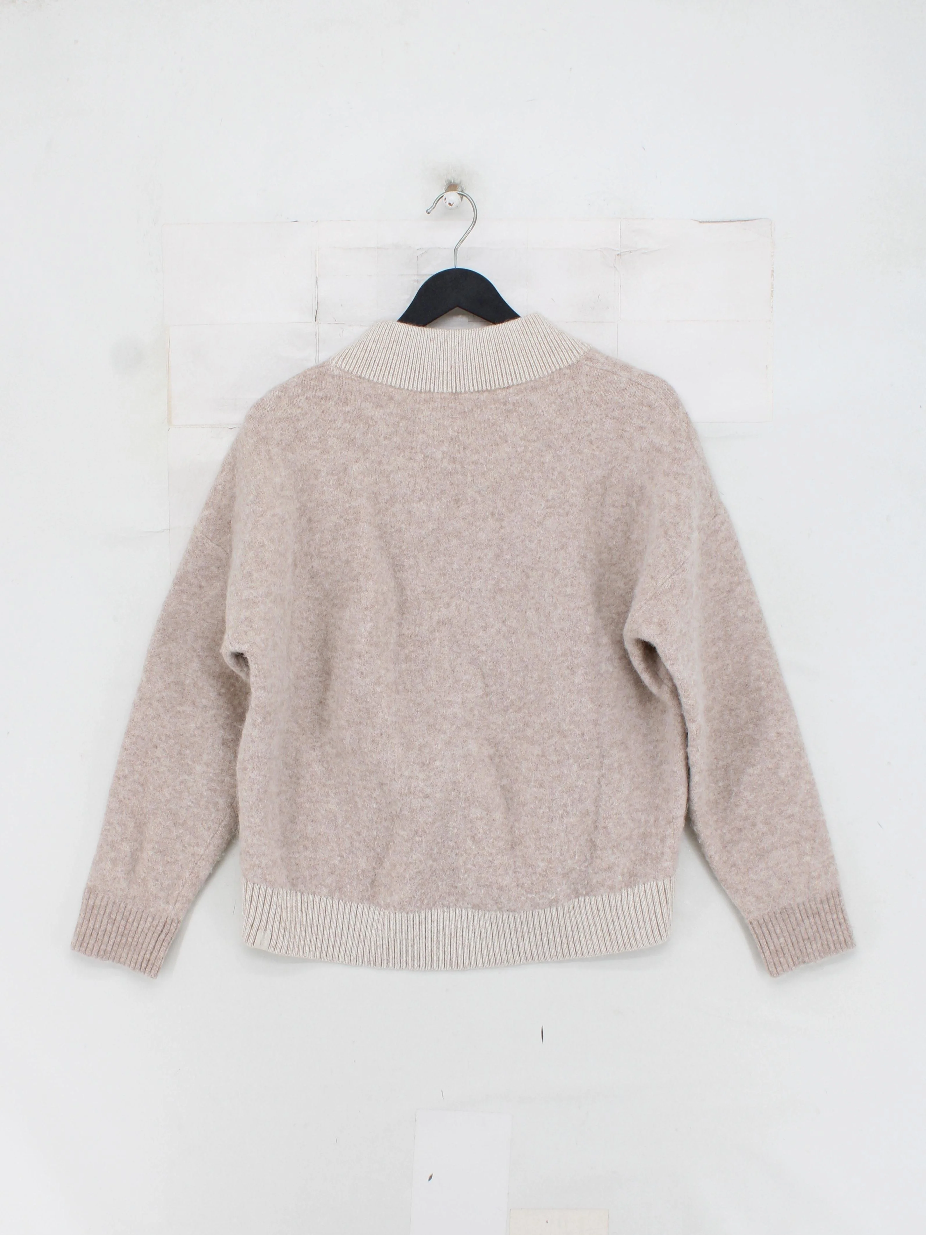 Lululemon Women's Jumper S Cream Wool with Polyamide, Elastane, Angora Pullover - Image 2