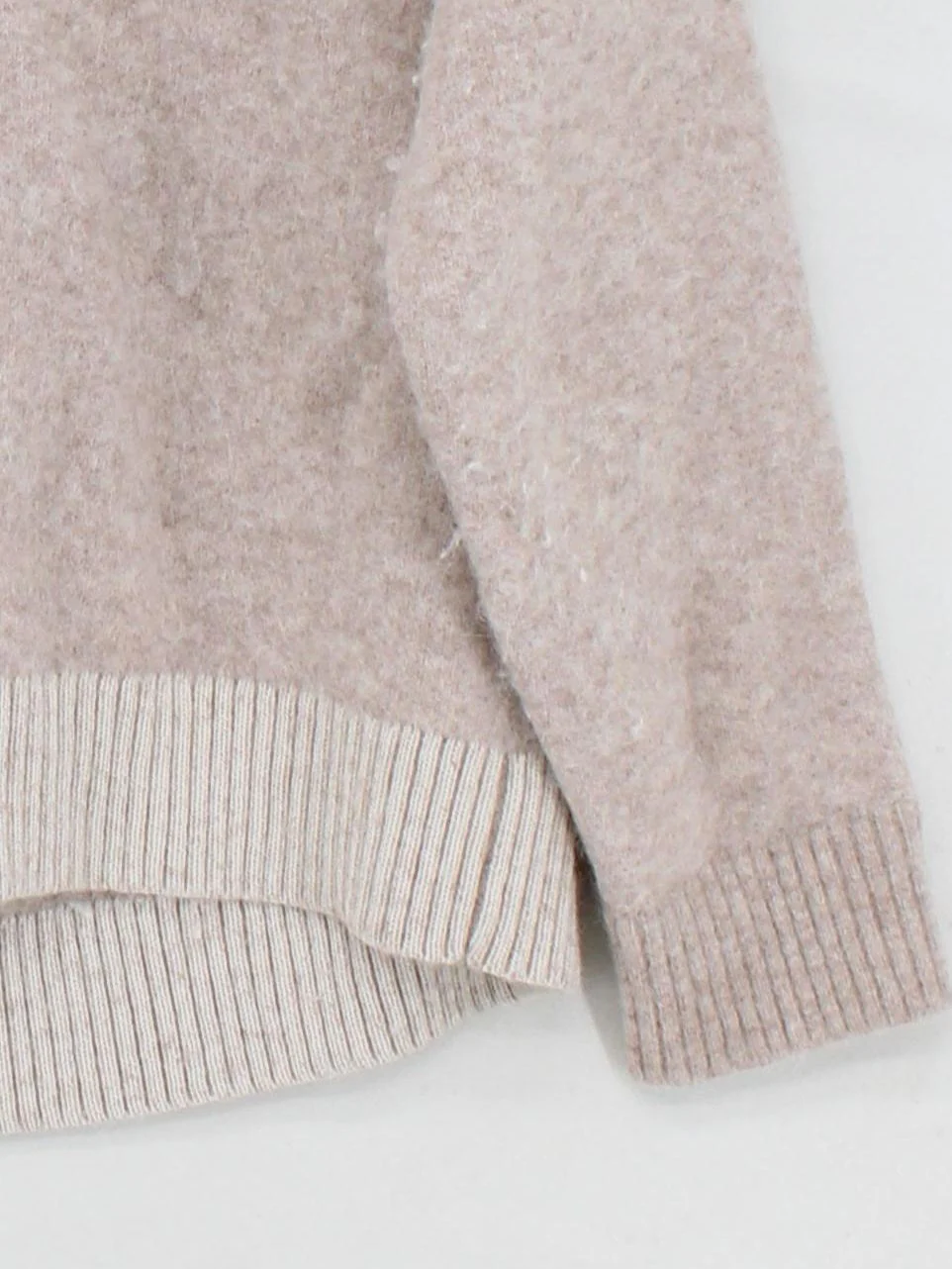 Lululemon Women's Jumper S Cream Wool with Polyamide, Elastane, Angora Pullover - Image 4