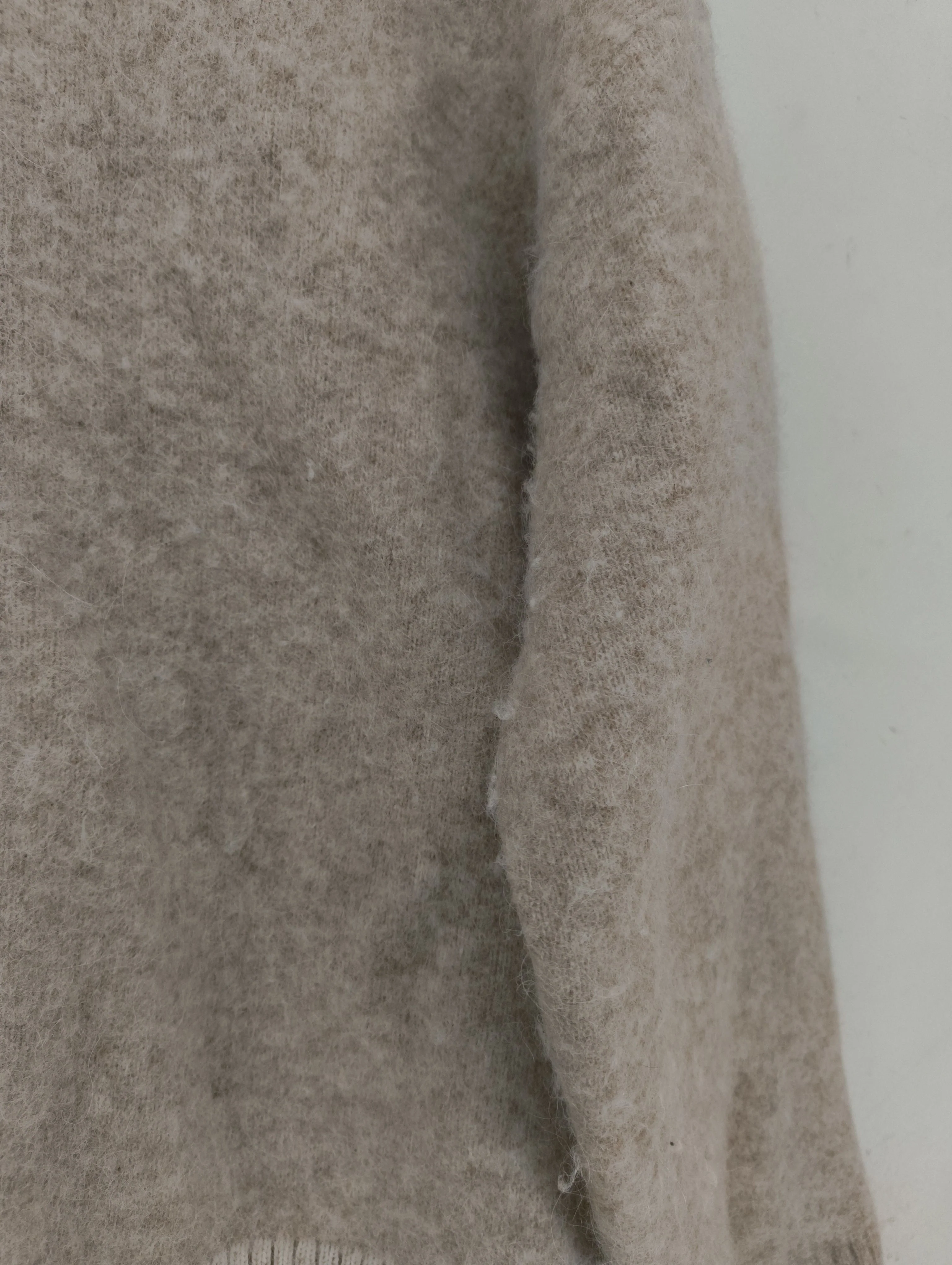 Lululemon Women's Jumper S Cream Wool with Polyamide, Elastane, Angora Pullover - Image 5