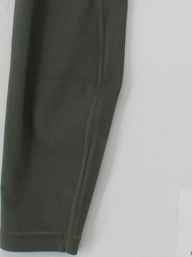 Lululemon Women's Leggings L Green Nylon with Polyester, Elastane Full length - Image 4