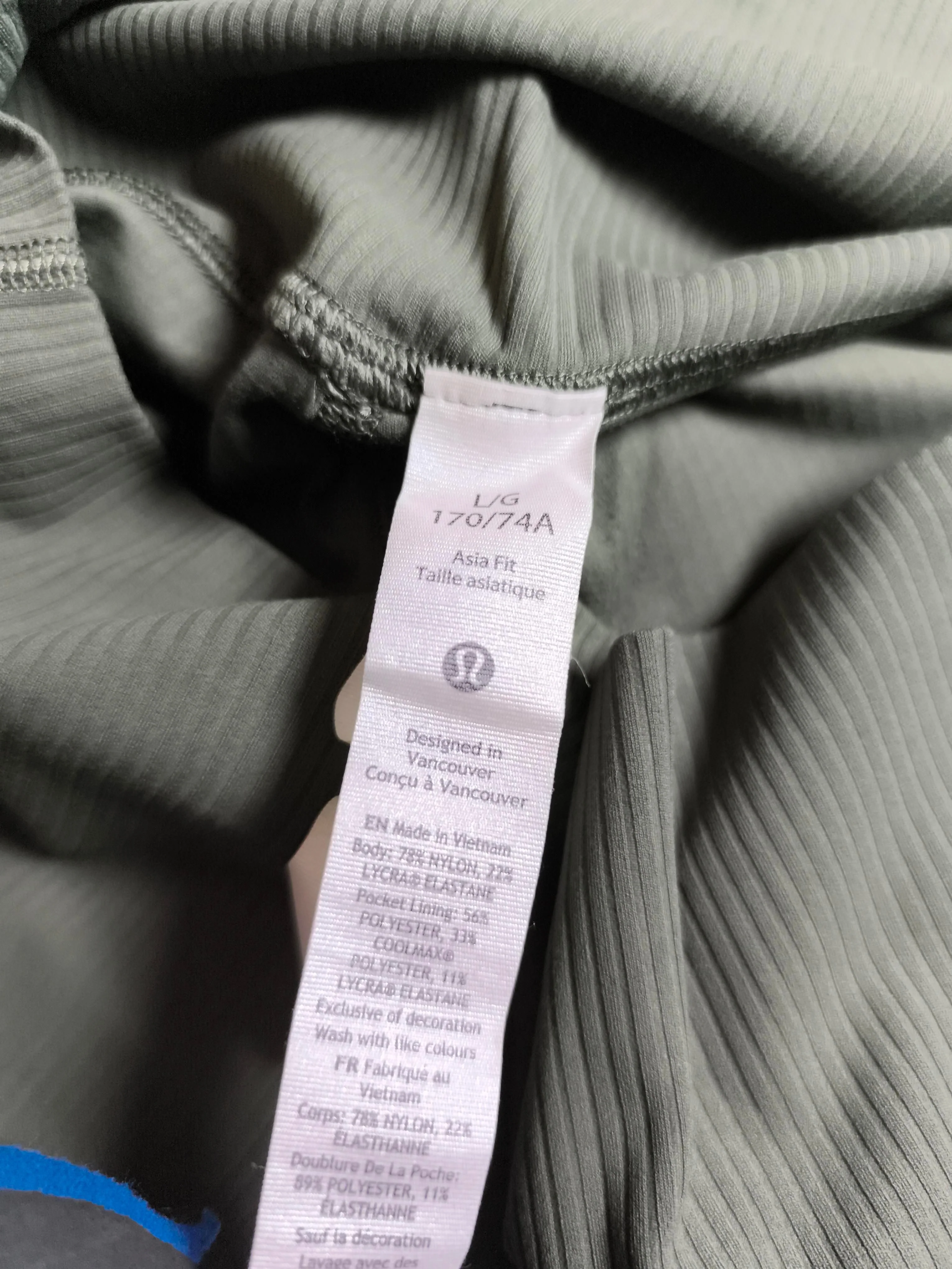 Lululemon Women's Leggings L Green Nylon with Polyester, Elastane Full length - Image 8