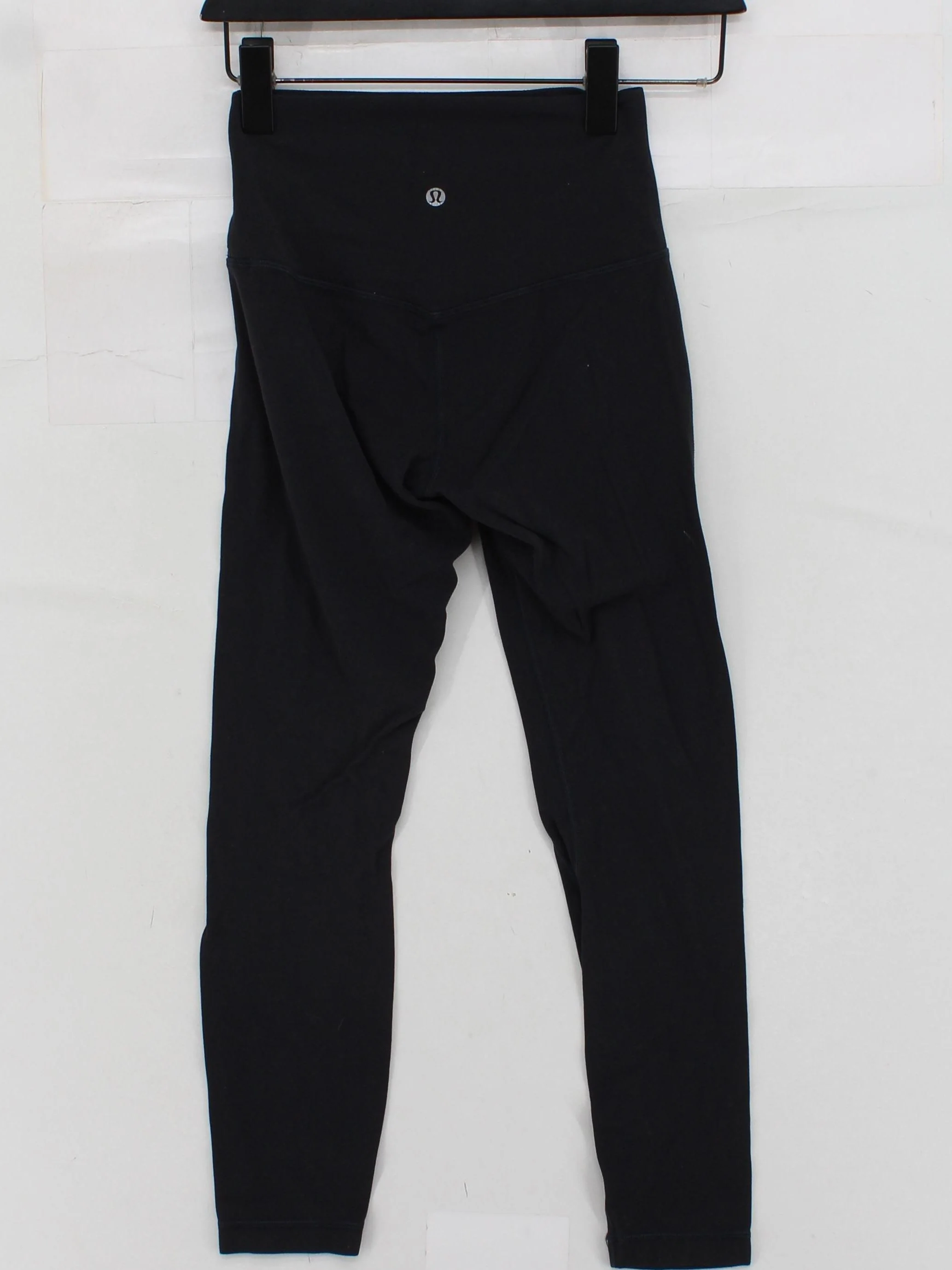 Lululemon Women's Leggings S Black 100% Other Cropped - Image 2