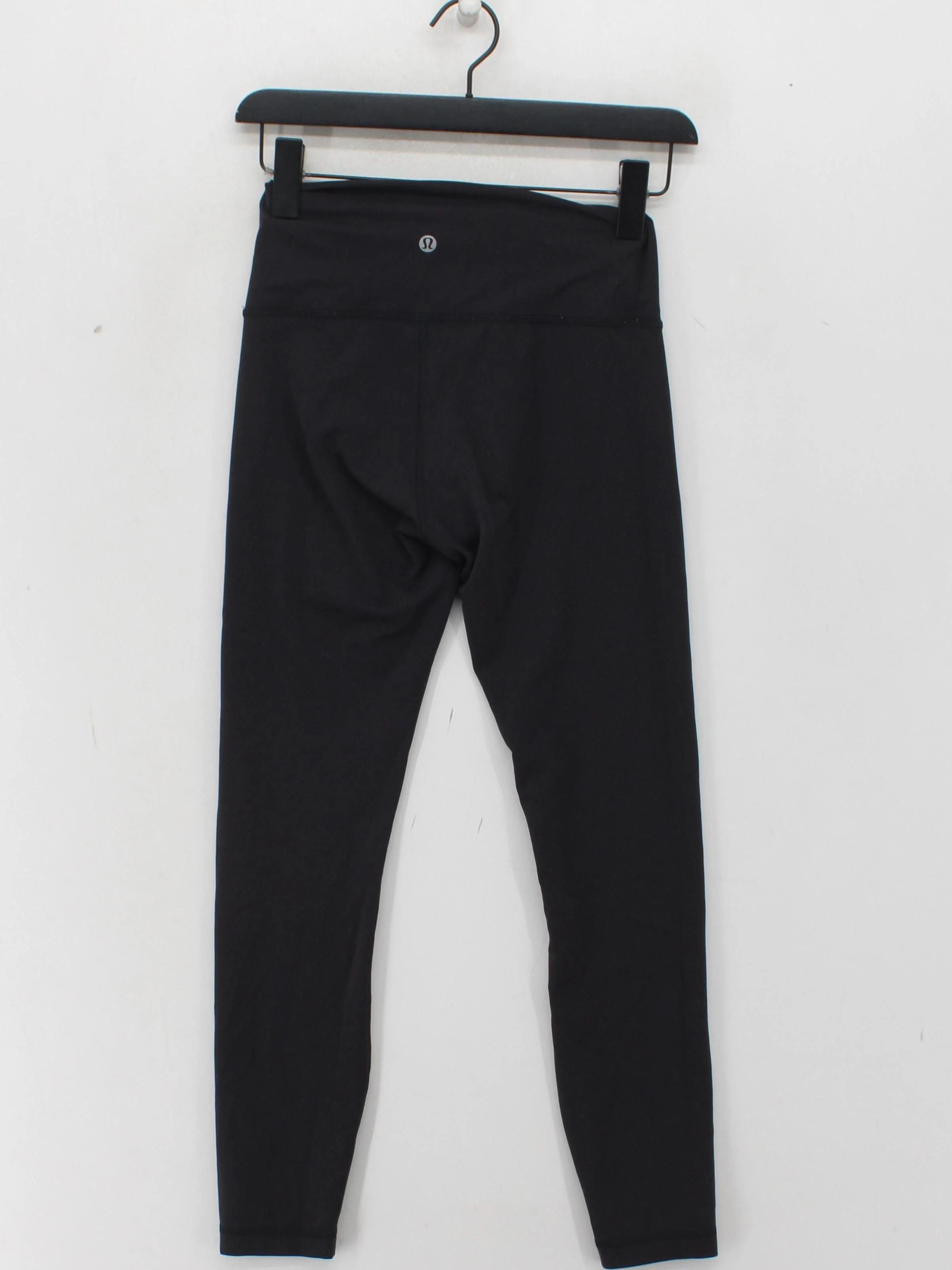 Lululemon Women's Leggings S Black 100% Other Cropped - Image 2