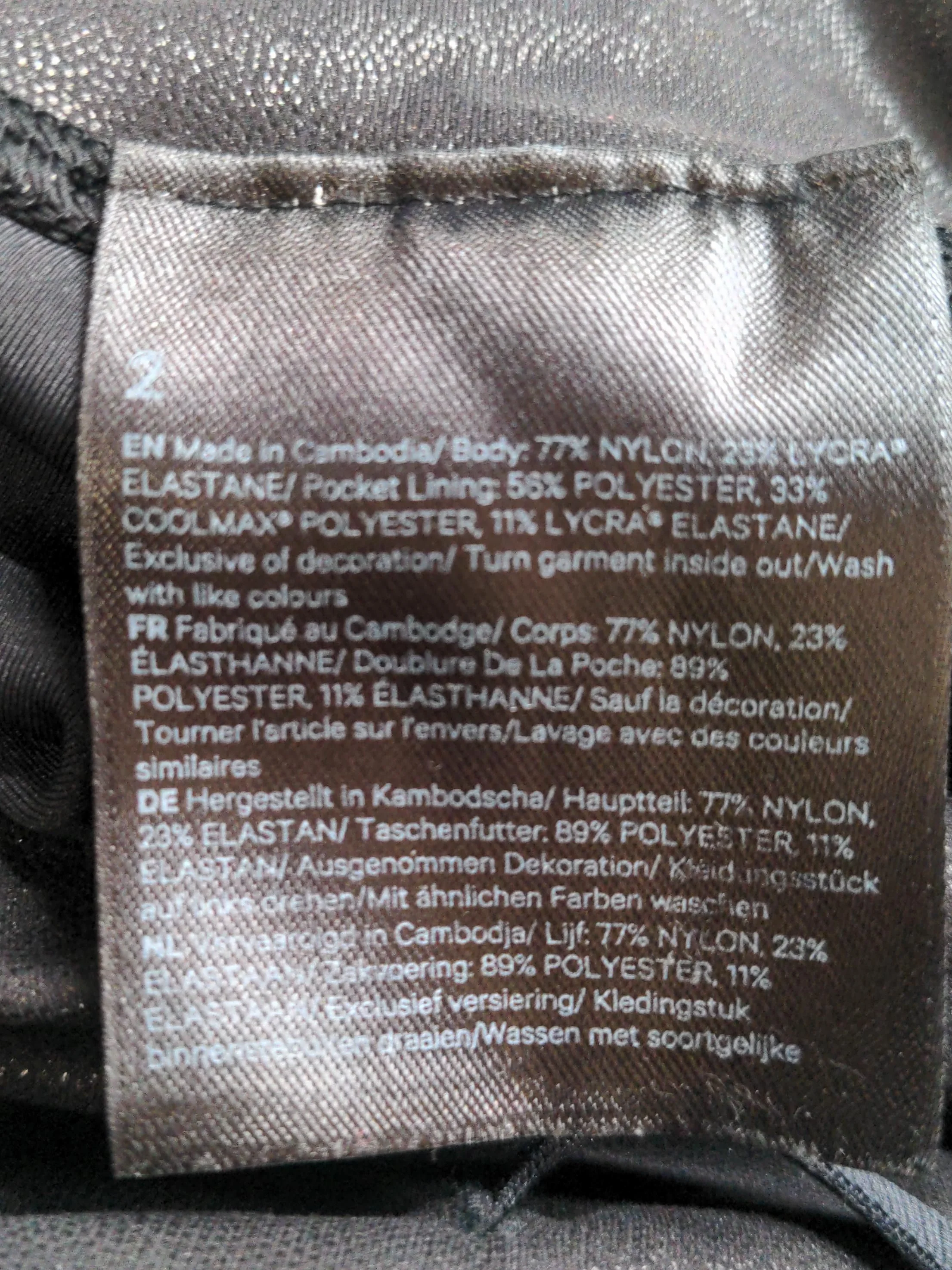 Lululemon Women's Leggings S Black Nylon with Elastane Full length - Image 6