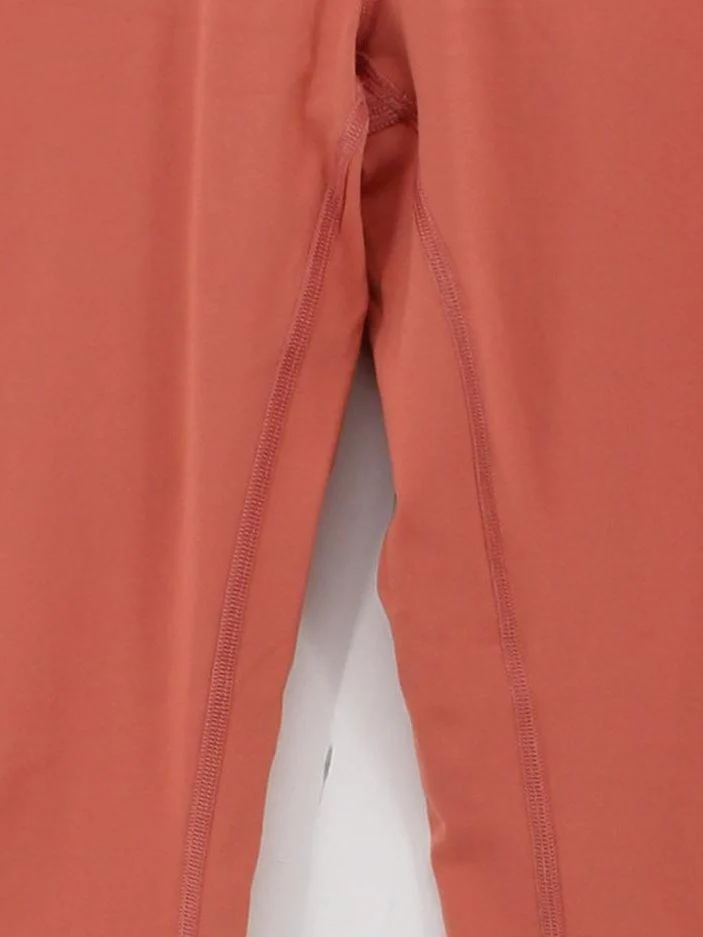 Lululemon Women's Leggings S Orange Nylon - Image 3