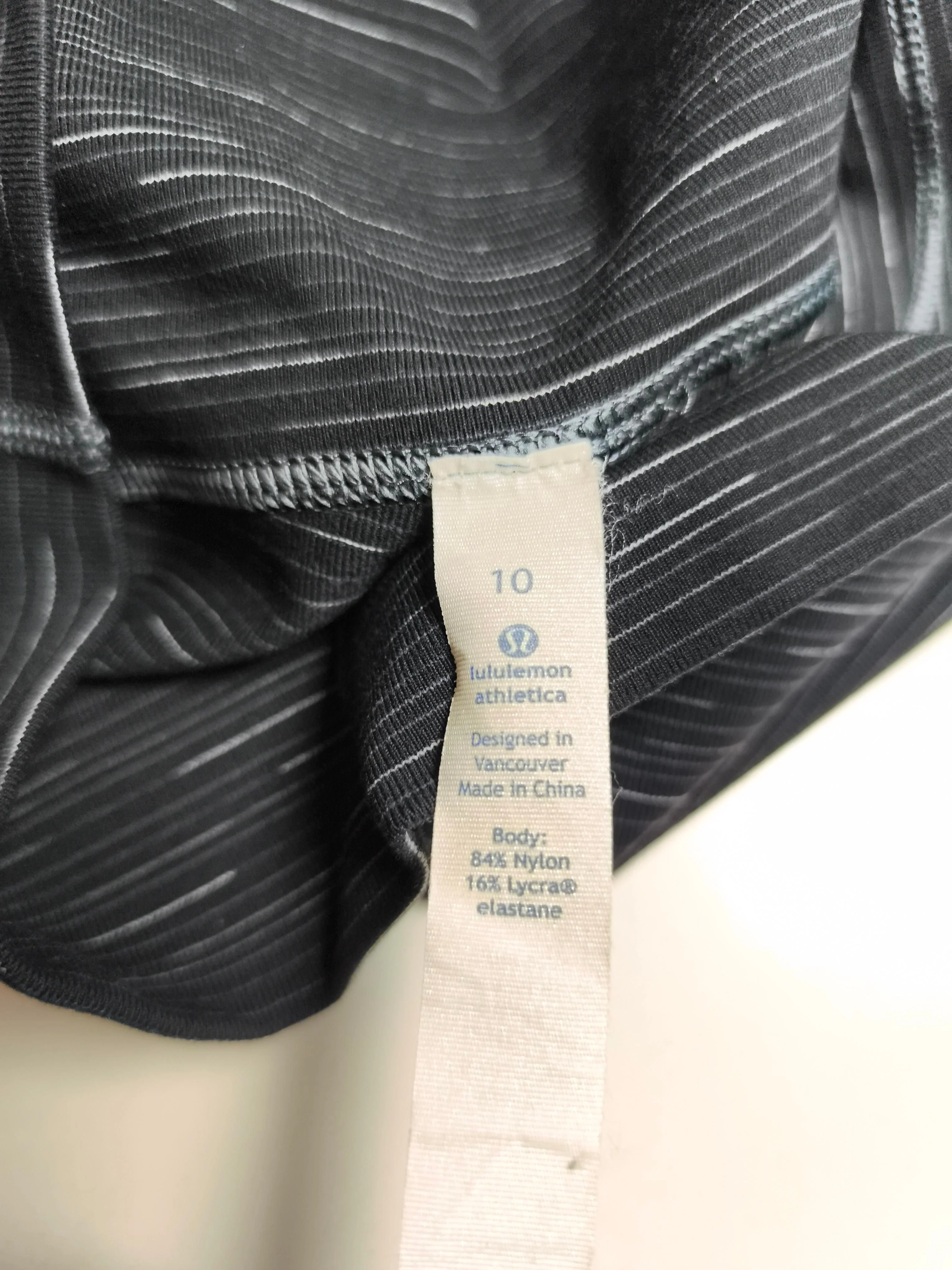 Lululemon Women's Leggings UK 10 Multi Nylon with Elastane Full length - Image 6