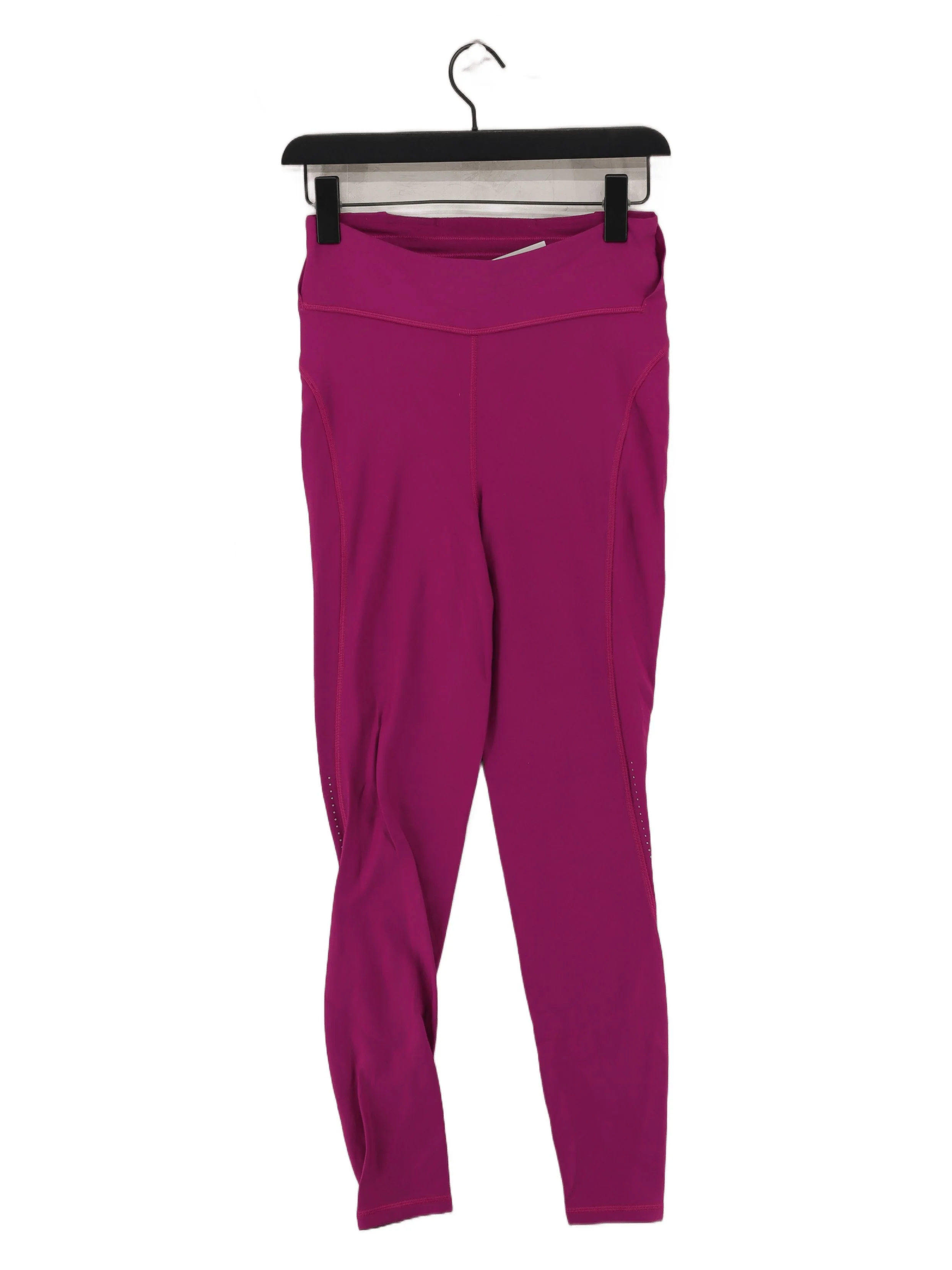 Lululemon Women's Leggings UK 10 Purple Nylon with Elastane Full length