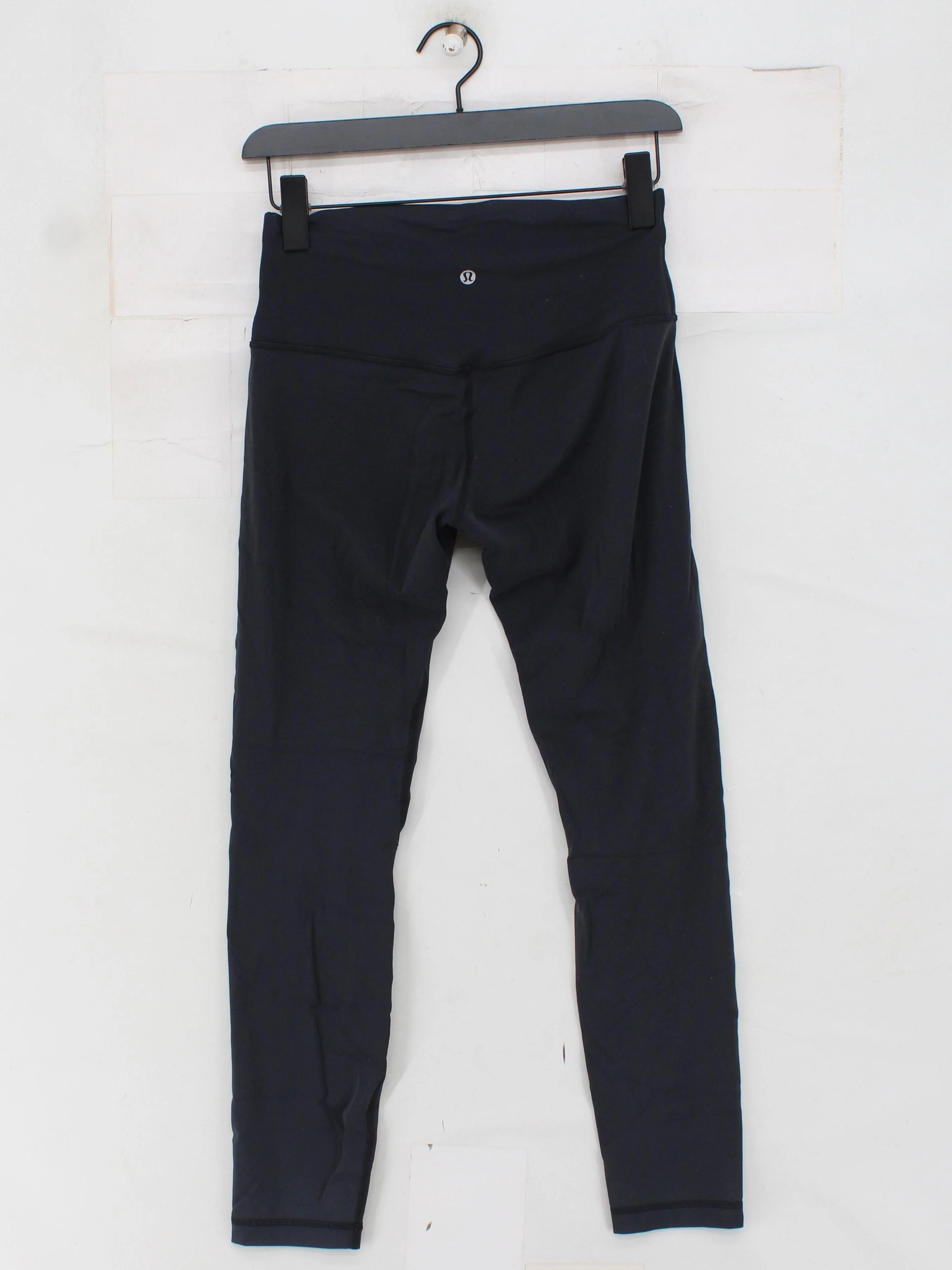 Lululemon Women's Leggings UK 12 Black 100% Other Cropped - Image 2