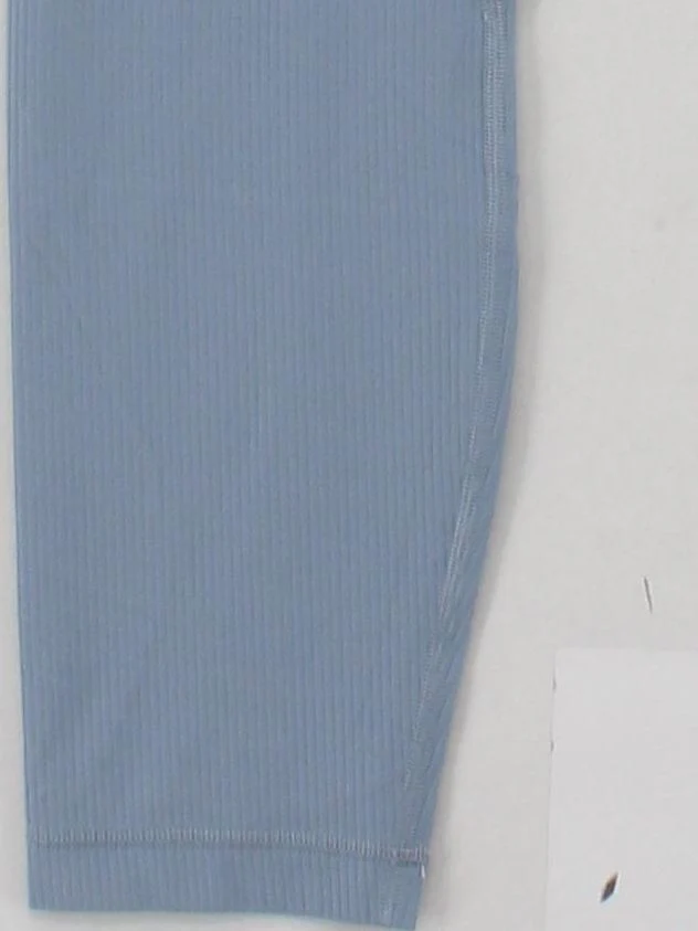 Lululemon Women's Leggings UK 12 Blue Nylon with Elastane, Polyester Cropped - Image 4