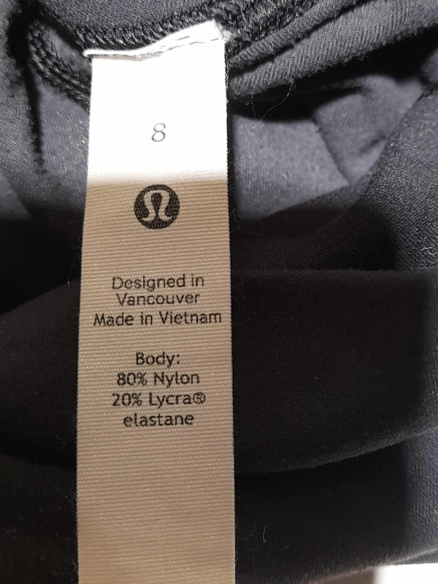 Lululemon Women's Leggings UK 8 Black Camo Nylon with Elastane Full length - Image 6