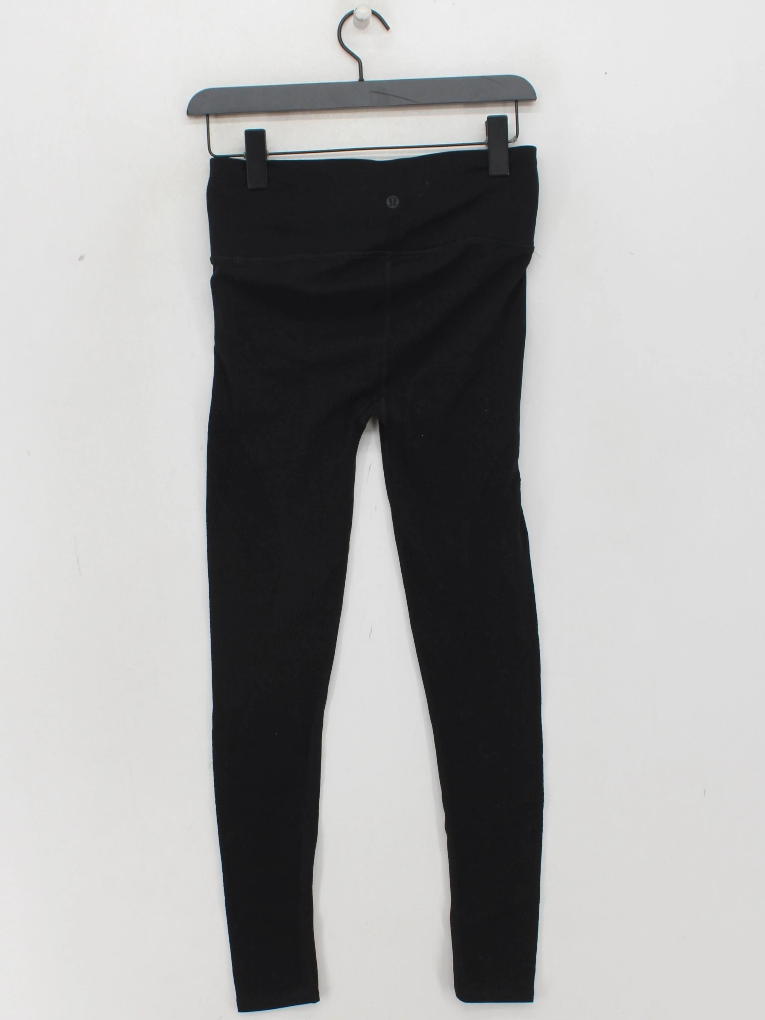 Lululemon Women's Leggings UK 8 Black Nylon - Image 2