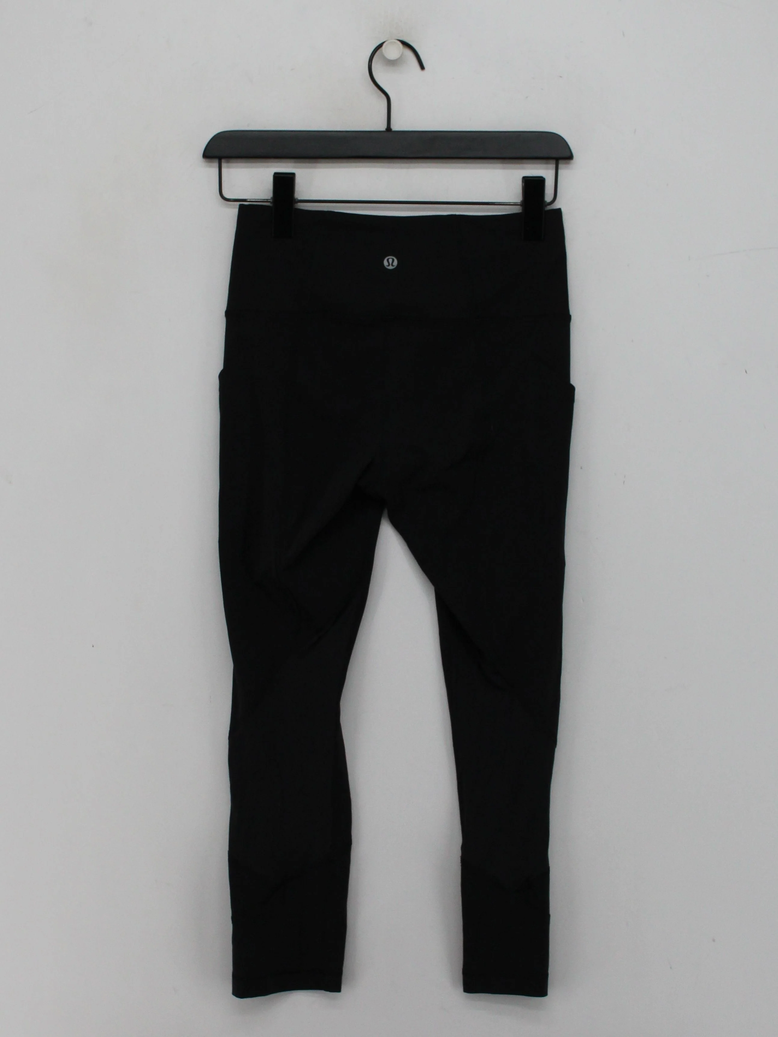 Lululemon Women's Leggings UK 8 Black Nylon with Elastane Capri - Image 2
