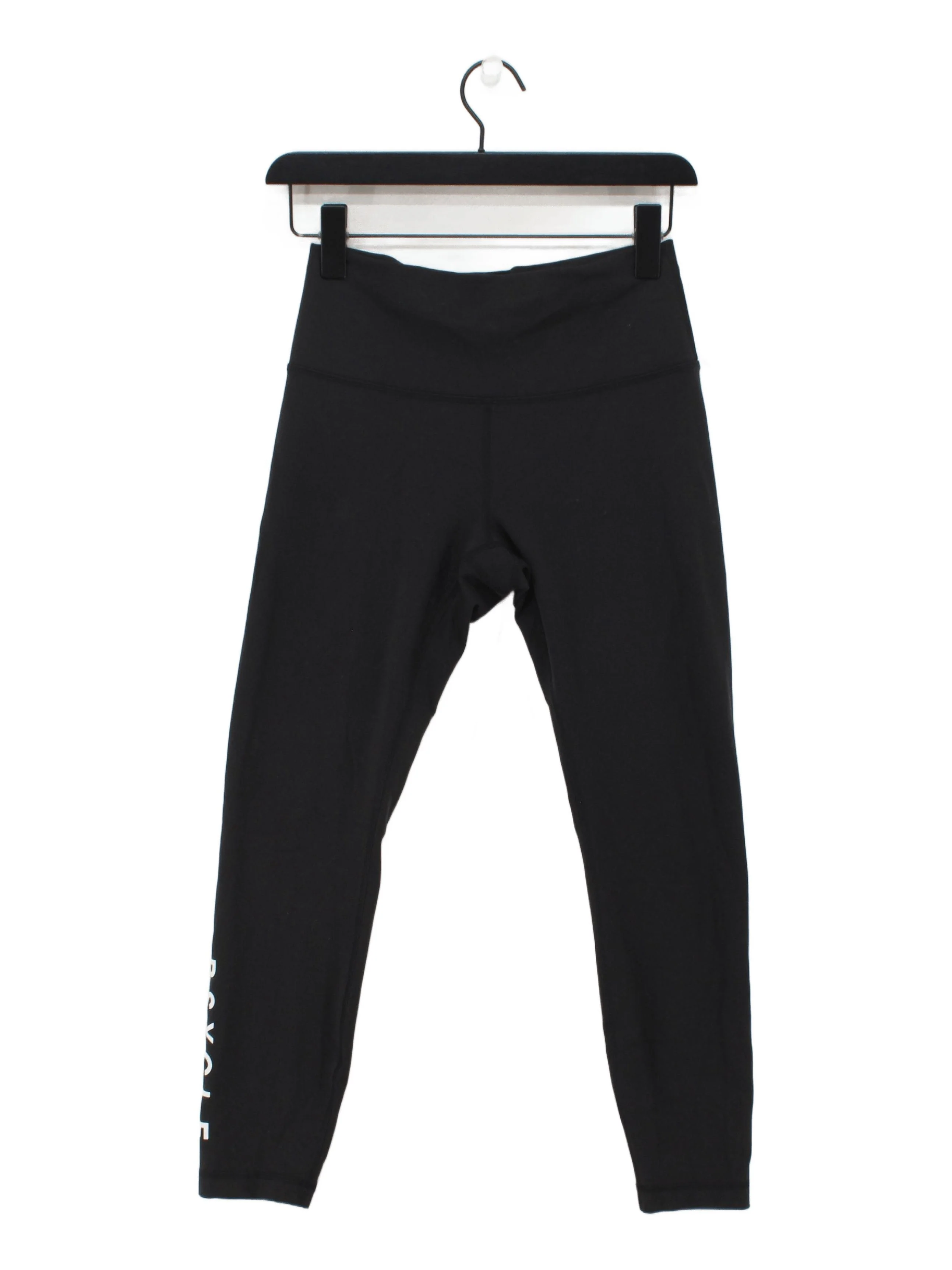 Lululemon Women's Leggings UK 8 Black Nylon with Elastane Capri