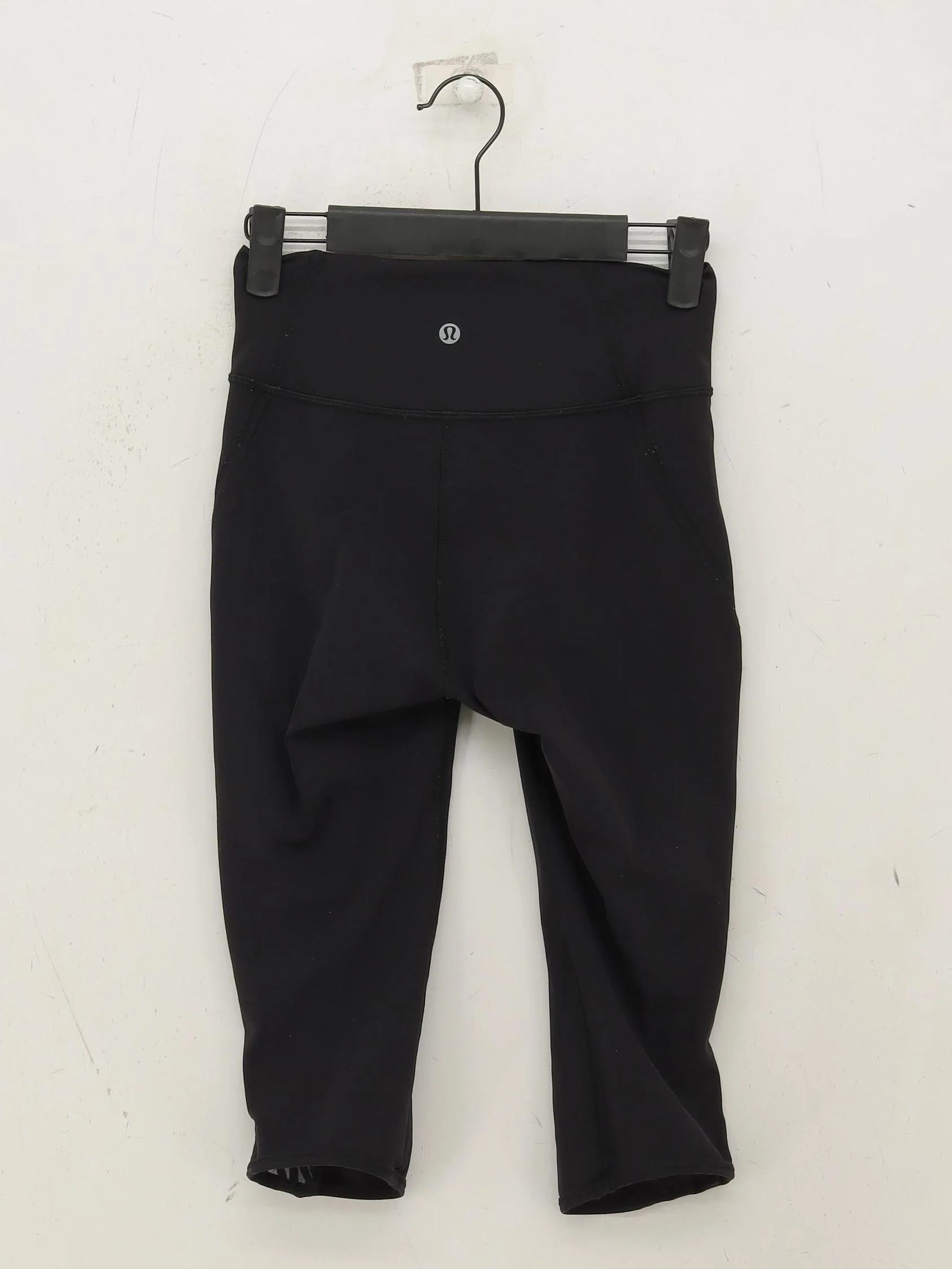 Lululemon Women's Leggings UK 8 Black Nylon with Elastane Capri - Image 2