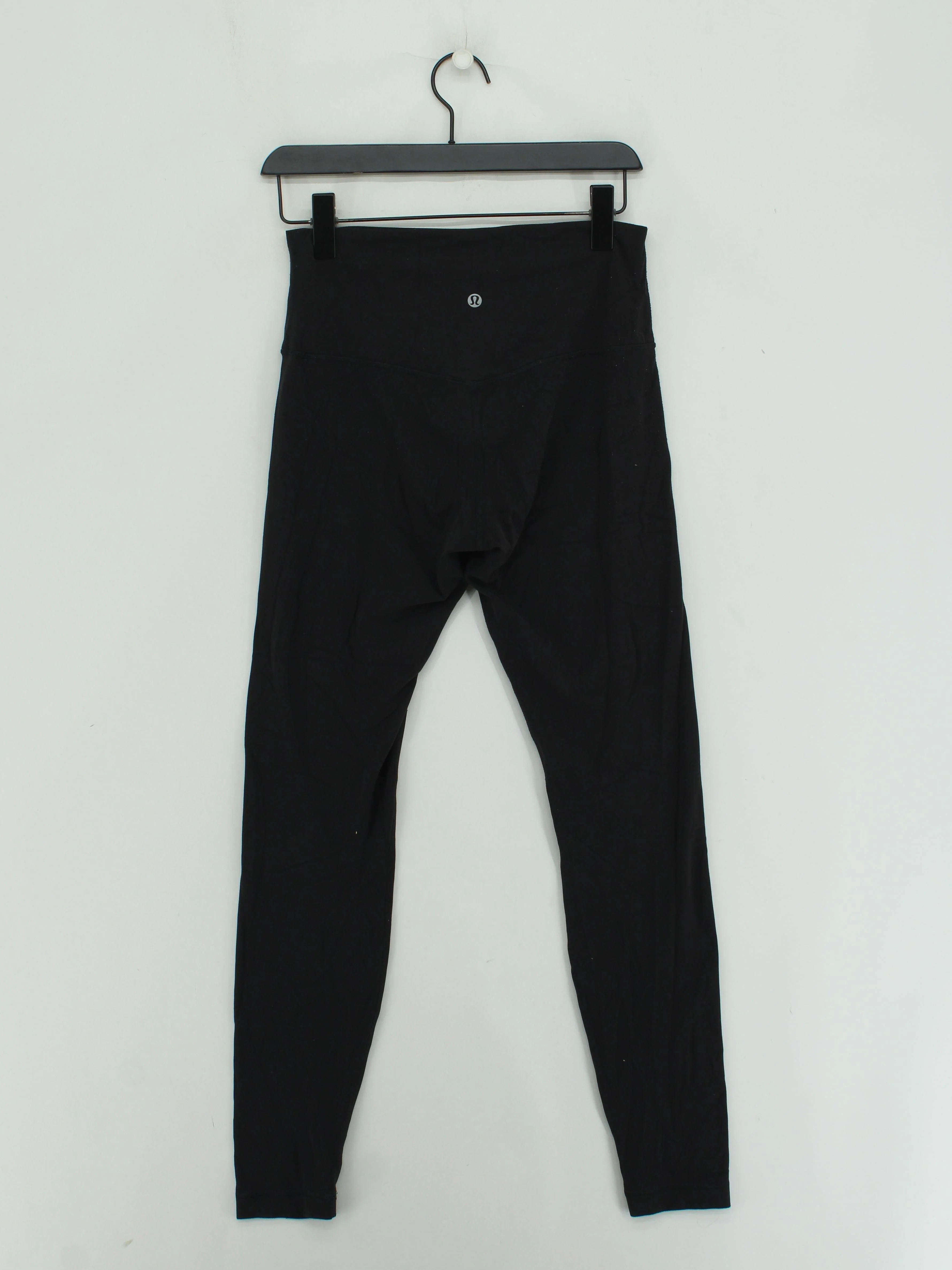 Lululemon Women's Leggings UK 8 Black Nylon with Elastane Full length - Image 2
