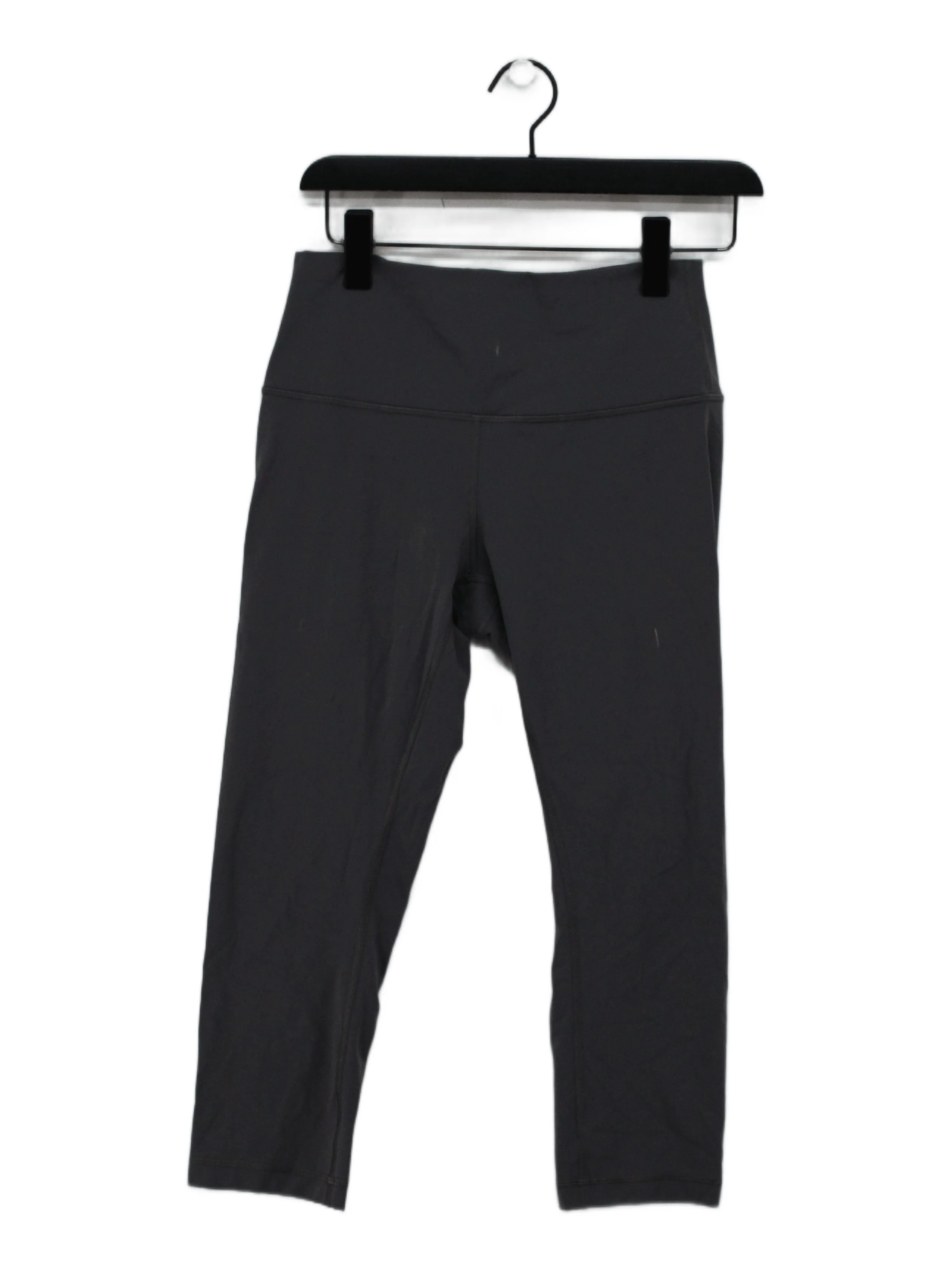 Lululemon Women's Leggings UK 8 Grey Nylon with Elastane Capri