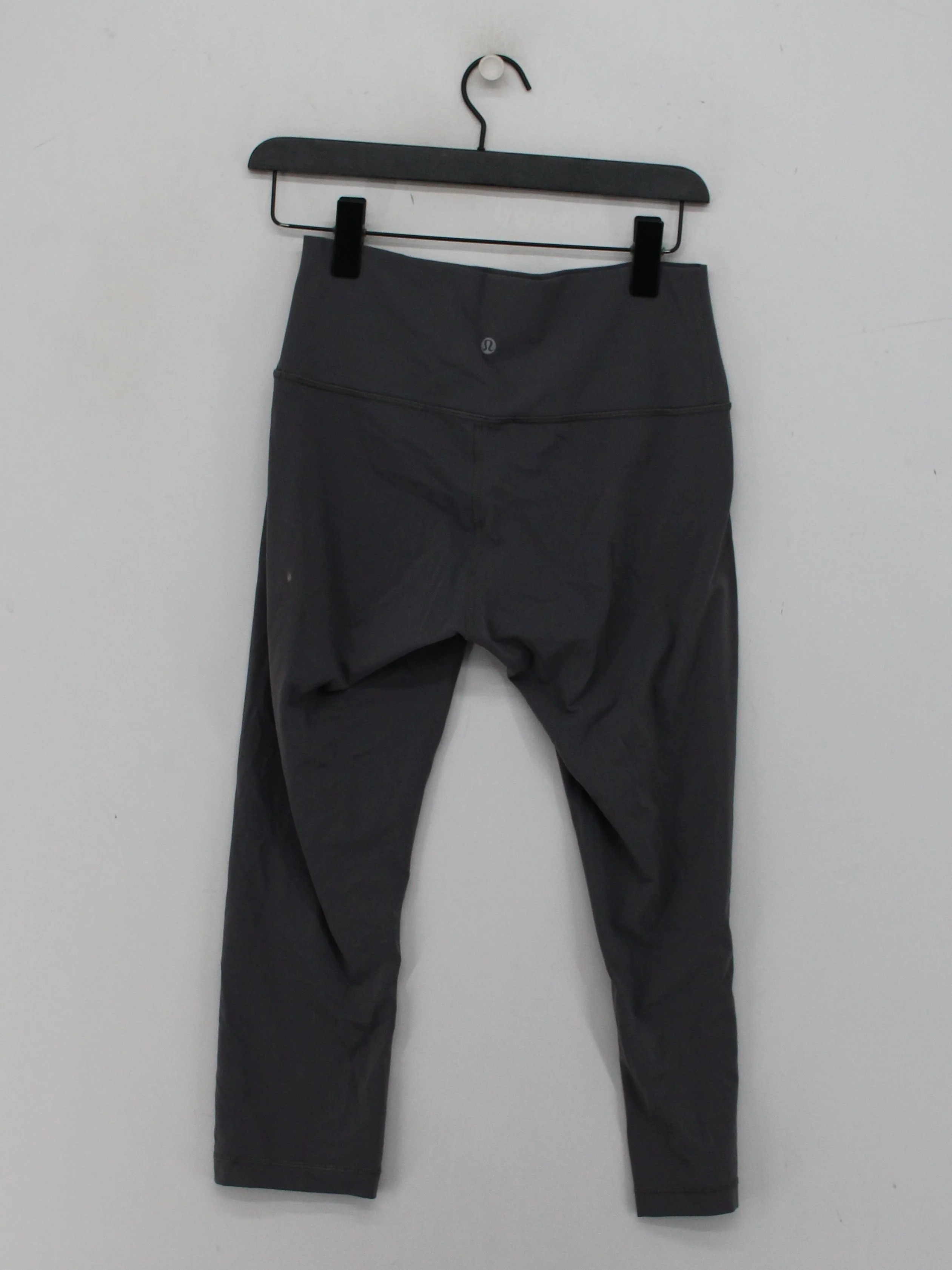 Lululemon Women's Leggings UK 8 Grey Nylon with Elastane Capri - Image 2