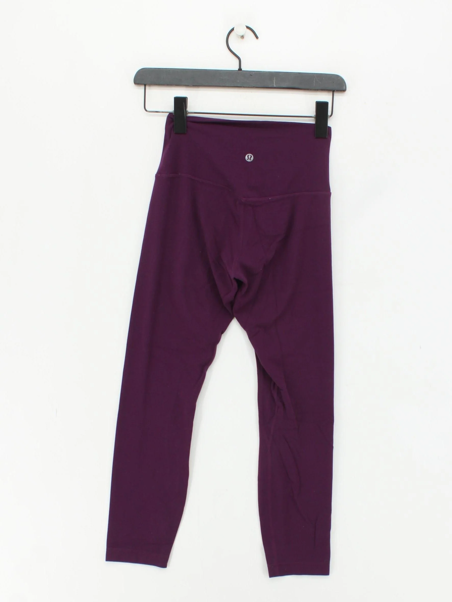 Lululemon Women's Leggings UK 8 Purple Nylon with Elastane Capri - Image 2