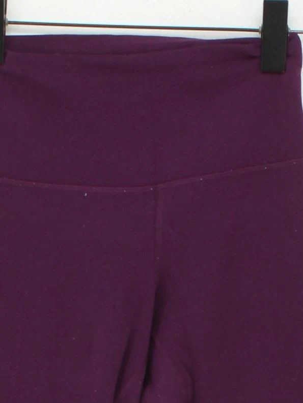 Lululemon Women's Leggings UK 8 Purple Nylon with Elastane Capri - Image 3