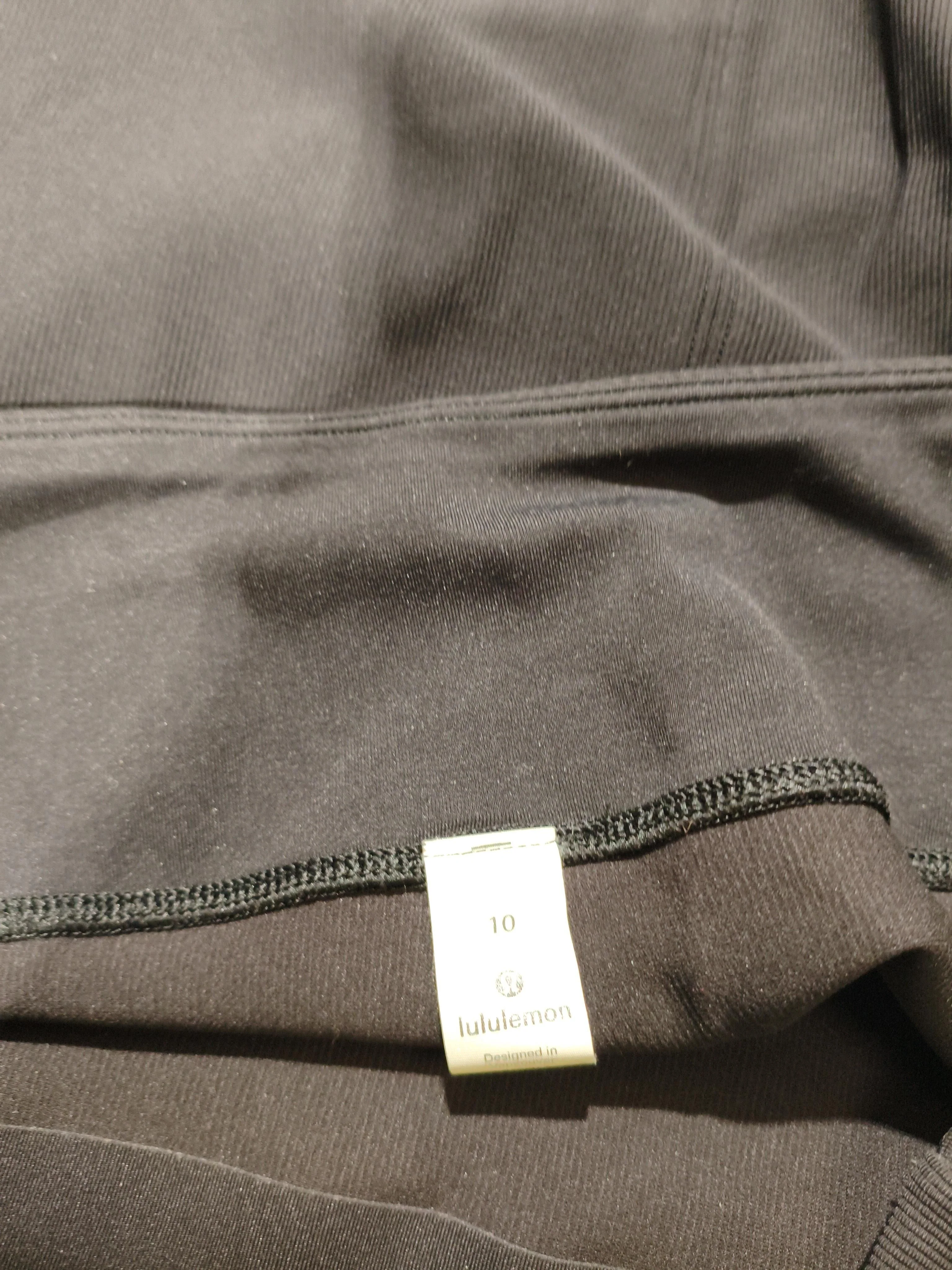 Lululemon Women's Midi Skirt UK 14 Black Nylon with Elastane Straight & Pencil - Image 5