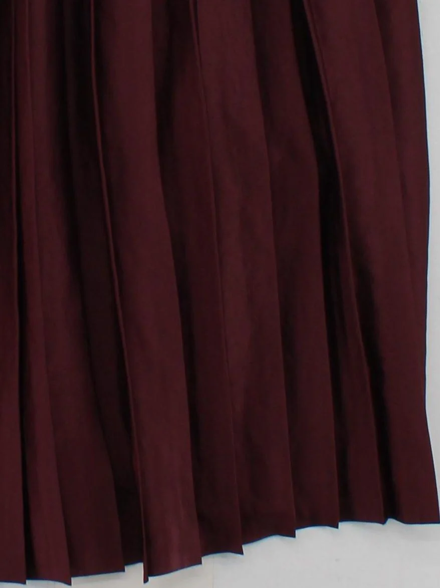 Lululemon Women's Midi Skirt XL Red 100% Polyester Midi Pleated New with tags - Image 4