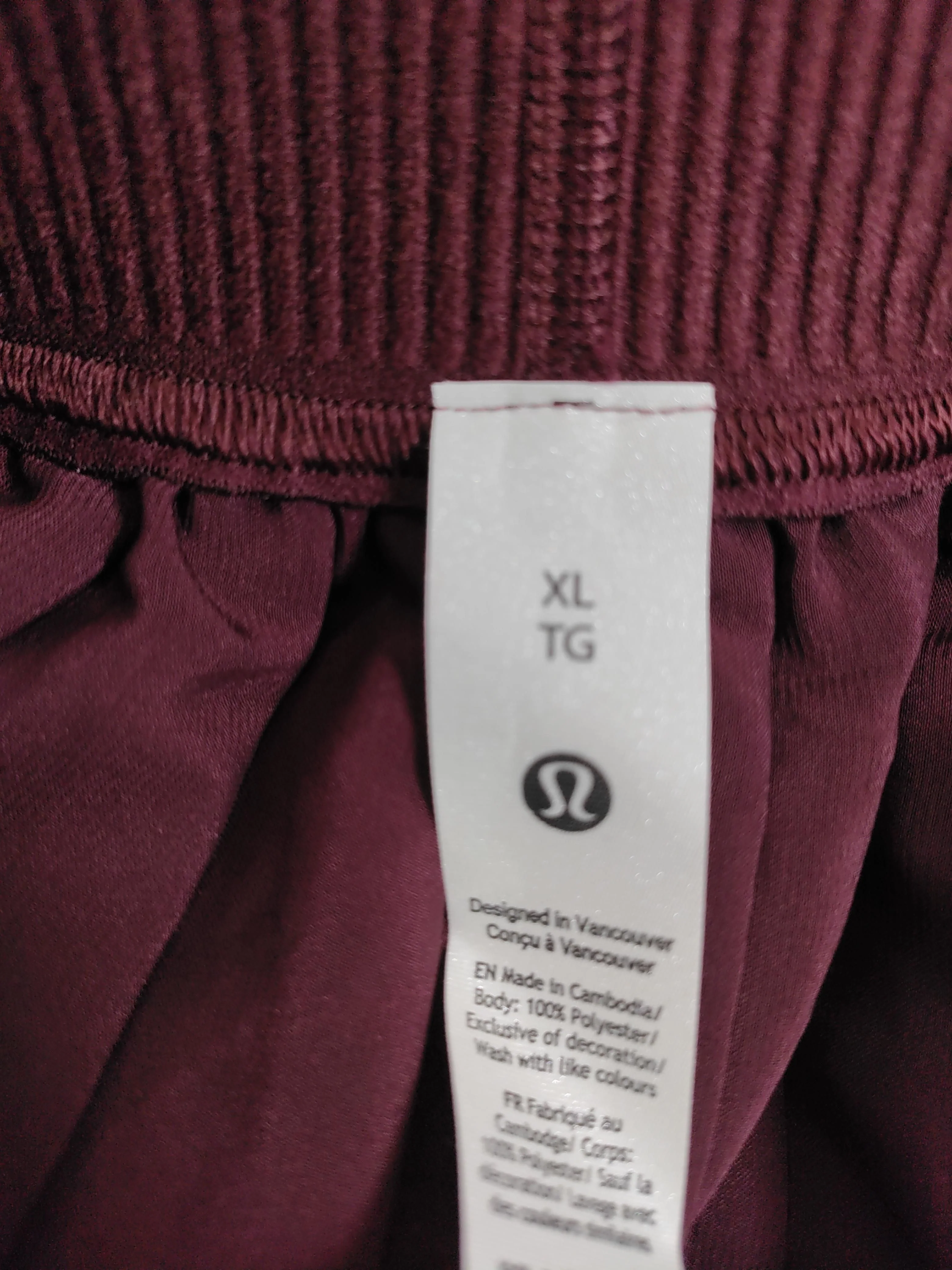 Lululemon Women's Midi Skirt XL Red 100% Polyester Midi Pleated New with tags - Image 5