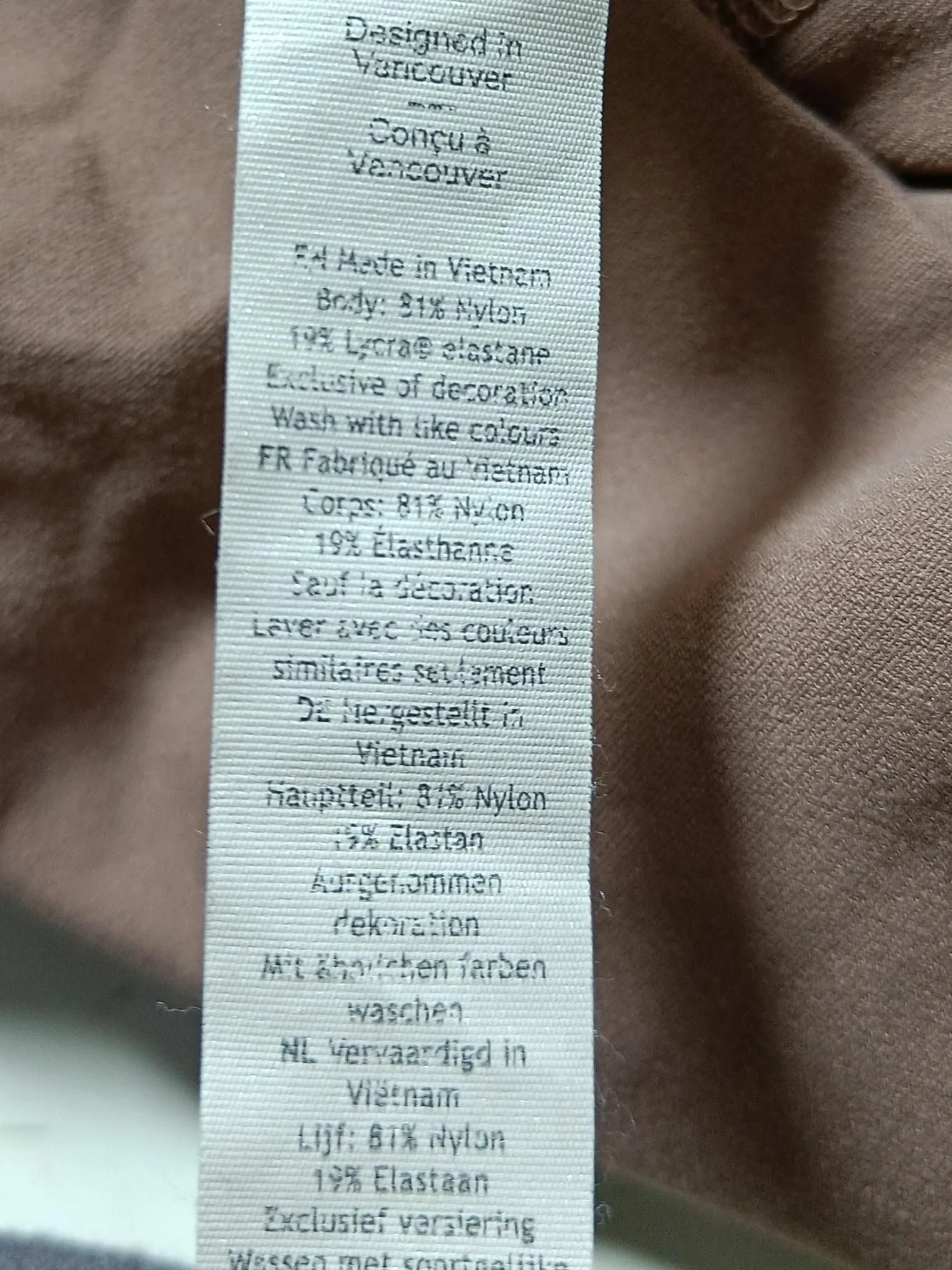 Lululemon Women's Shorts S Brown Nylon with Elastane Sweat - Image 7