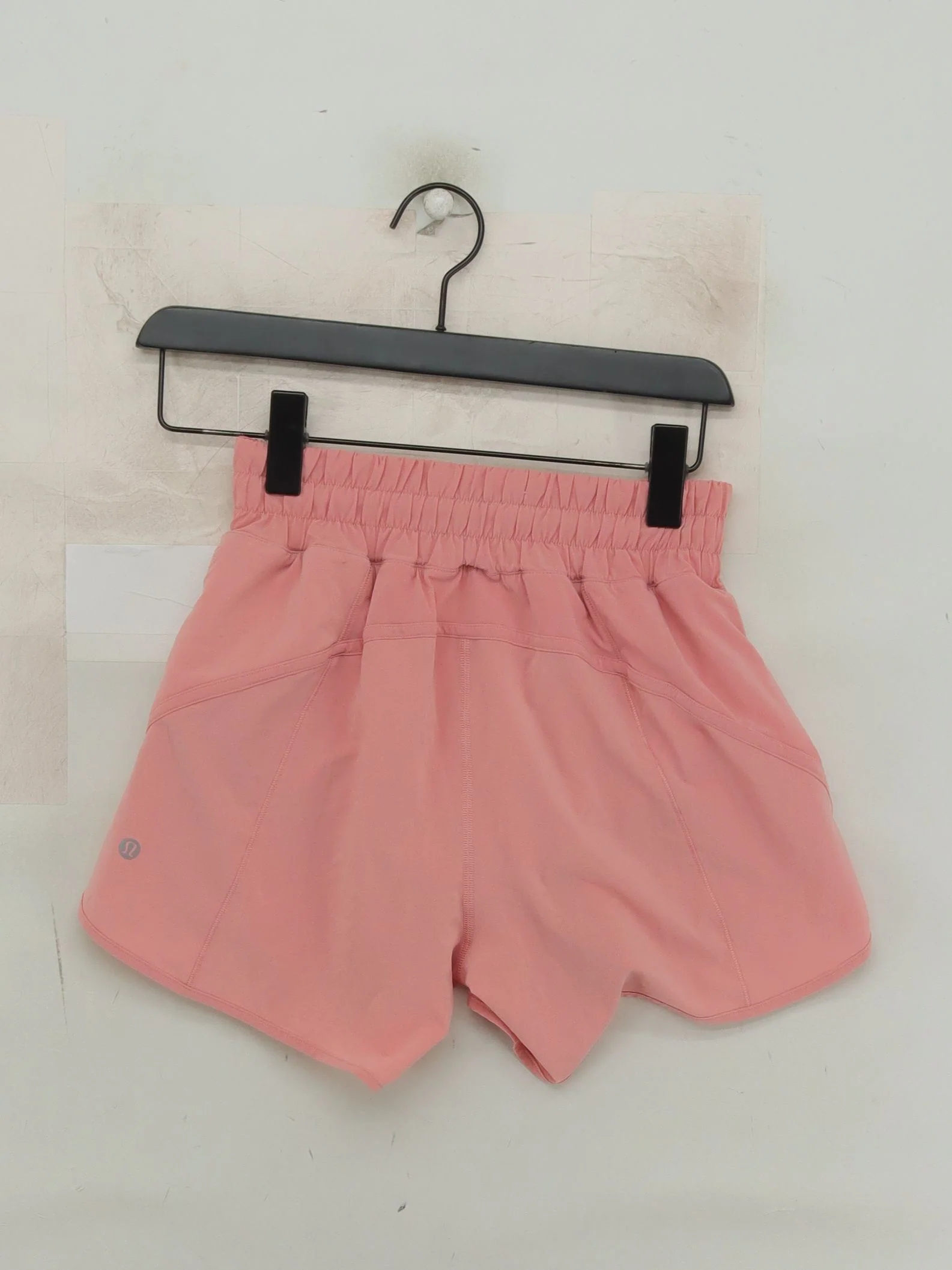 Lululemon Women's Shorts UK 8 Pink Polyester with Elastane, Nylon Sweat - Image 2