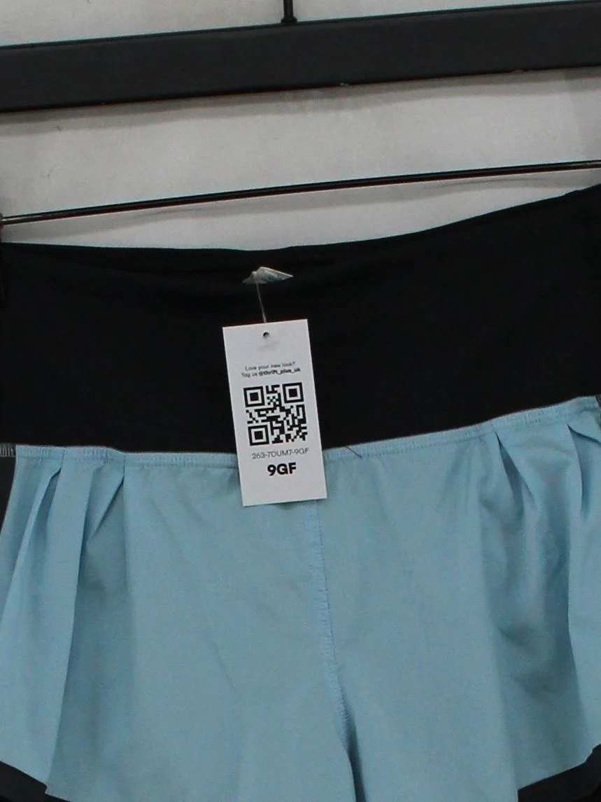 Lululemon Women's Sports Bottoms M Blue Polyester with Spandex, Nylon Sweatpants - Image 3