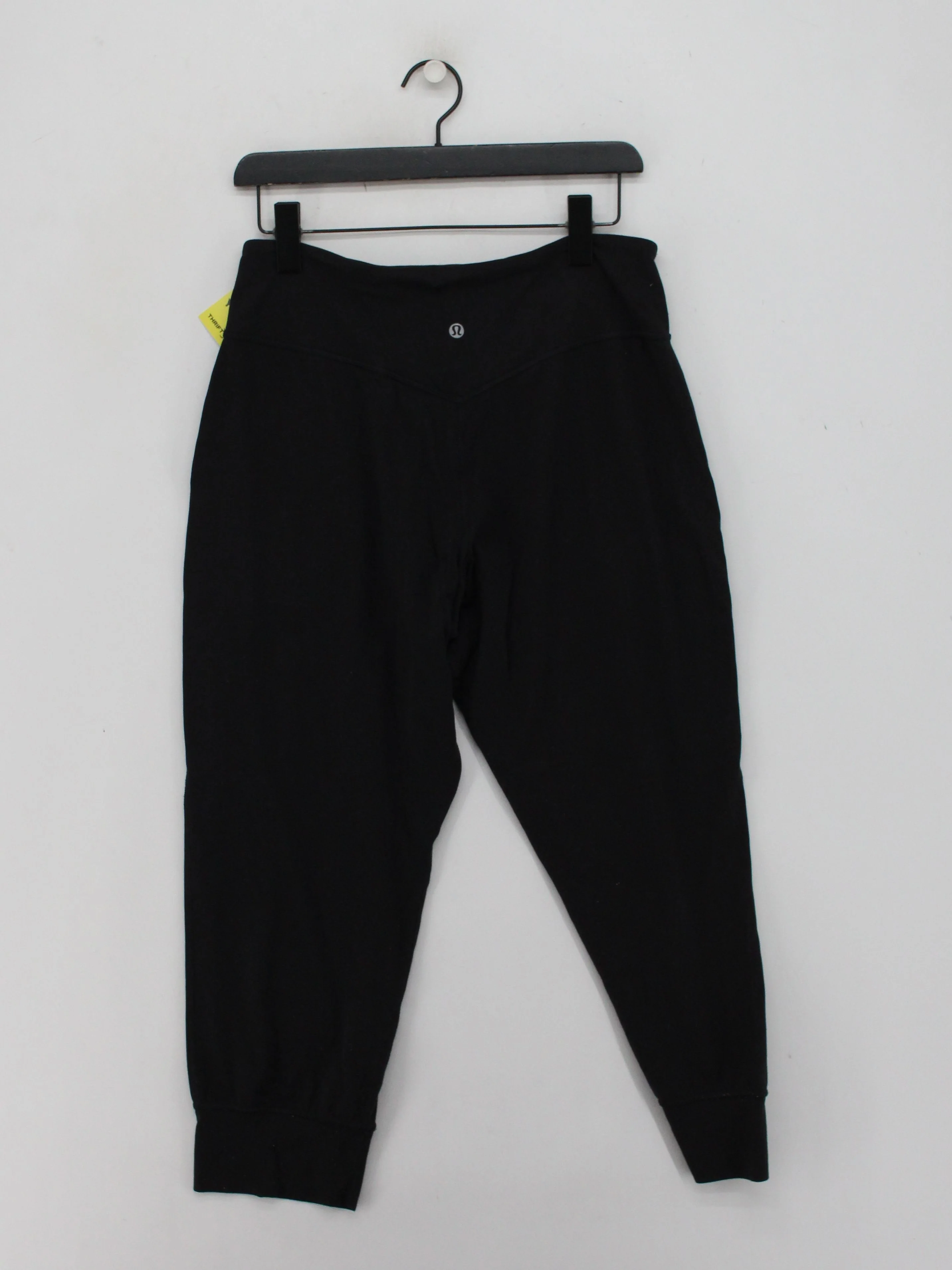 Lululemon Women's Sports Bottoms S Black Nylon with Elastane Sweatpants - Image 2