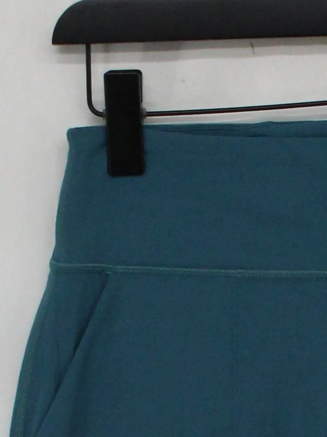 Lululemon Women's Sports Bottoms UK 12 Blue Nylon with Elastane Sweatpants - Image 4