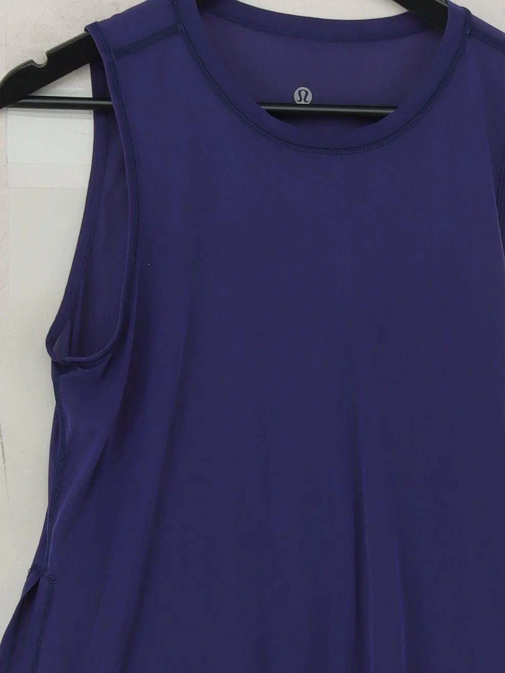 Lululemon Women's T-Shirt L Purple 100% Other Sleeveless Basic - Image 3