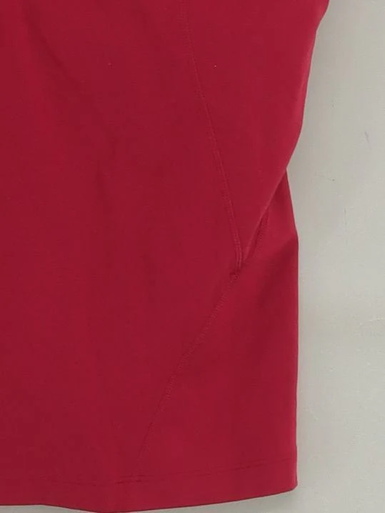 Lululemon Women's T-Shirt L Red 100% Other Sleeveless V-Neck Camisole - Image 4