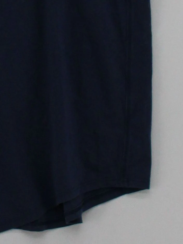 Lululemon Women's T-Shirt M Blue 100% Cotton Sleeveless Round Neck Basic - Image 4