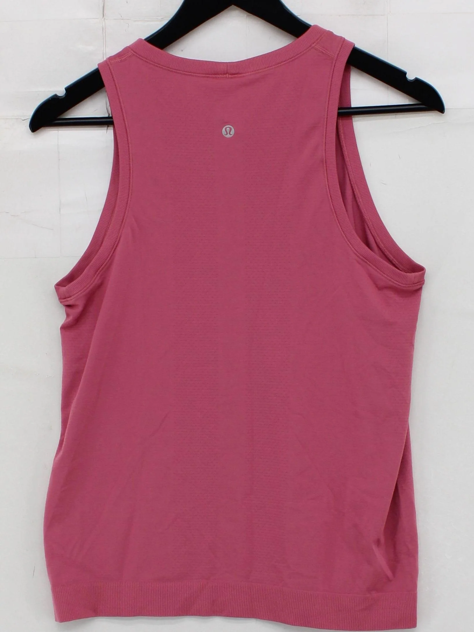 Lululemon Women's T-Shirt M Pink 100% Other Sleeveless Round Neck Basic - Image 2