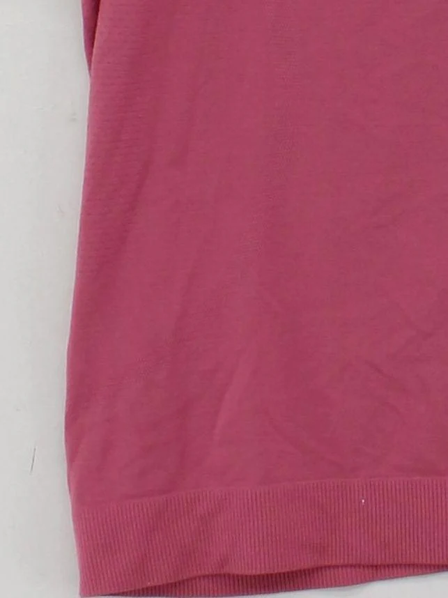 Lululemon Women's T-Shirt M Pink 100% Other Sleeveless Round Neck Basic - Image 4