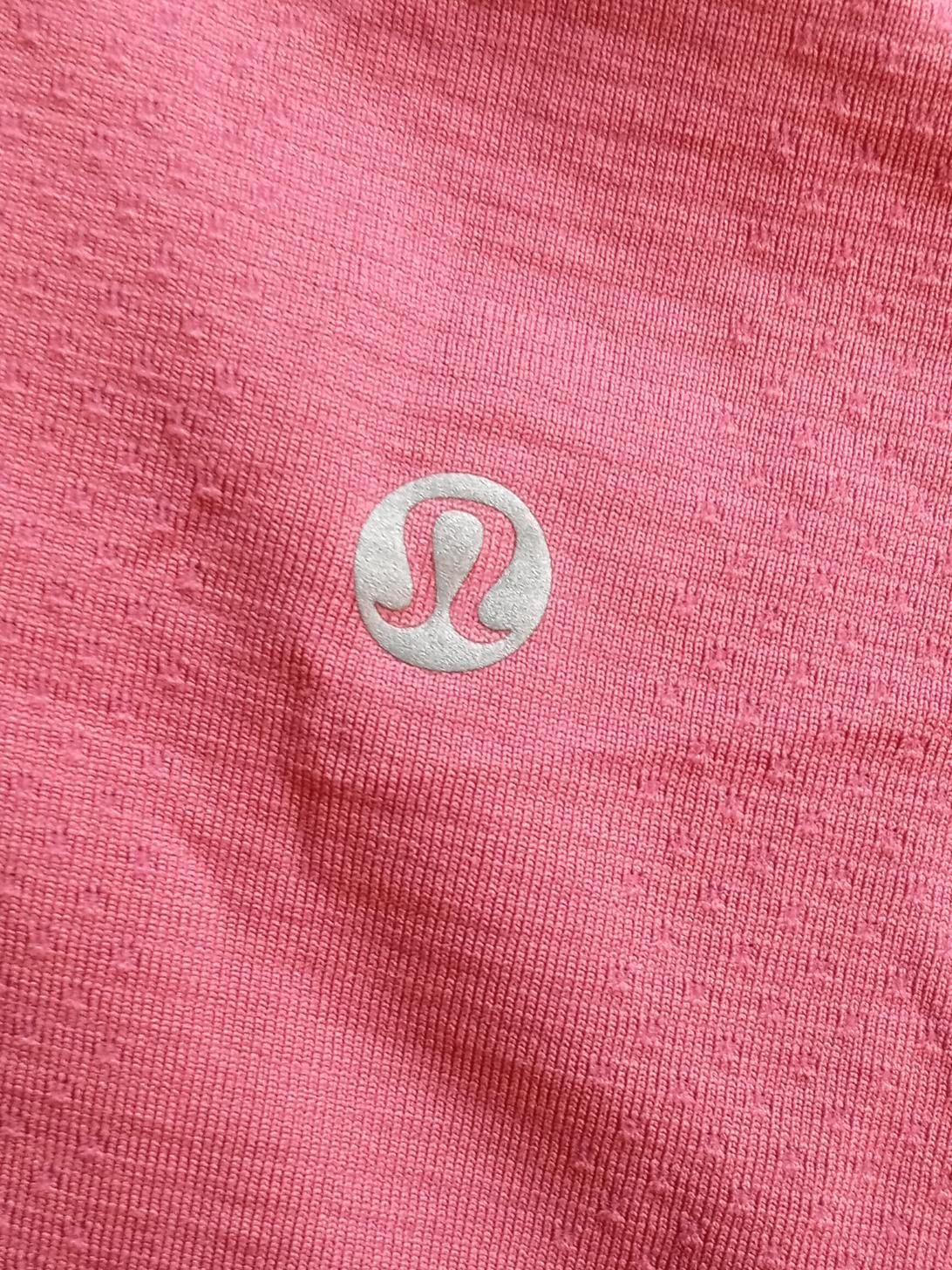 Lululemon Women's T-Shirt M Pink 100% Other Sleeveless Round Neck Basic - Image 5