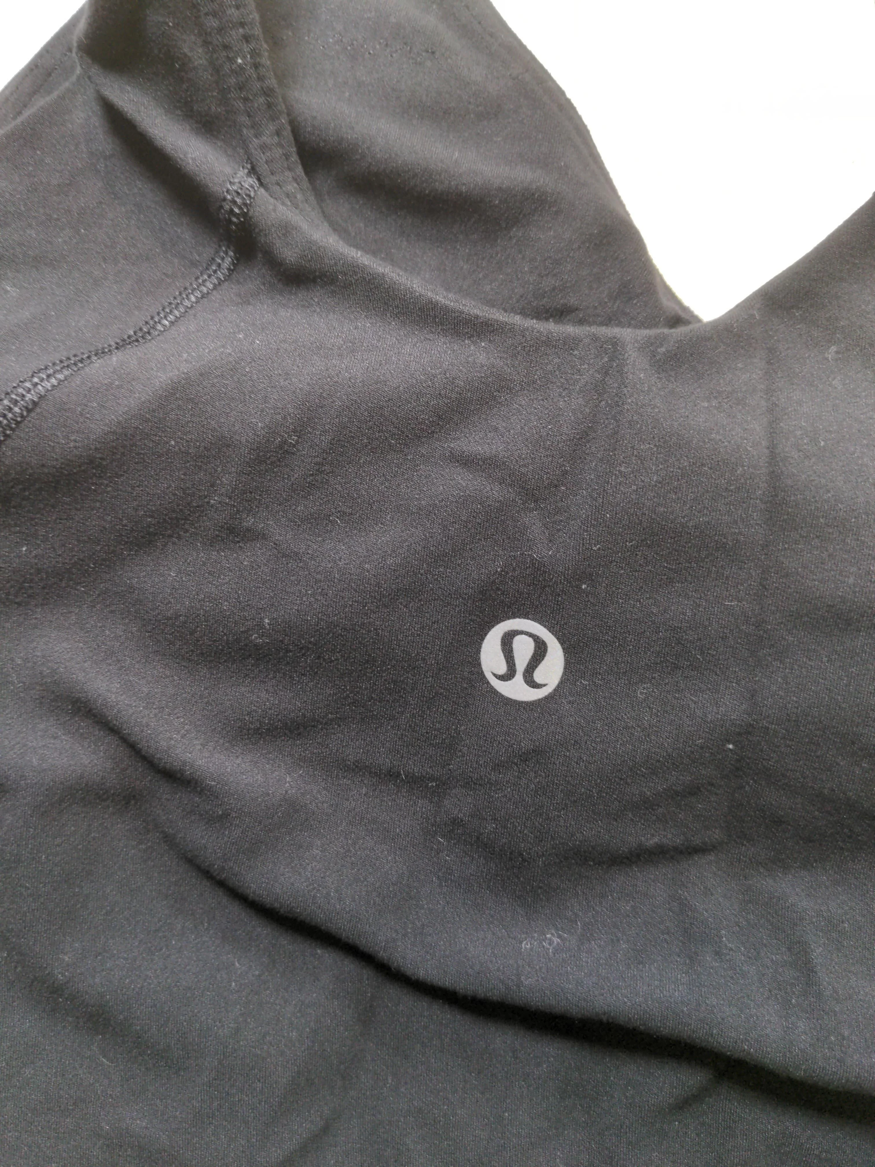 Lululemon Women's T-Shirt S Black 100% Other Sleeveless V-Neck Basic - Image 5