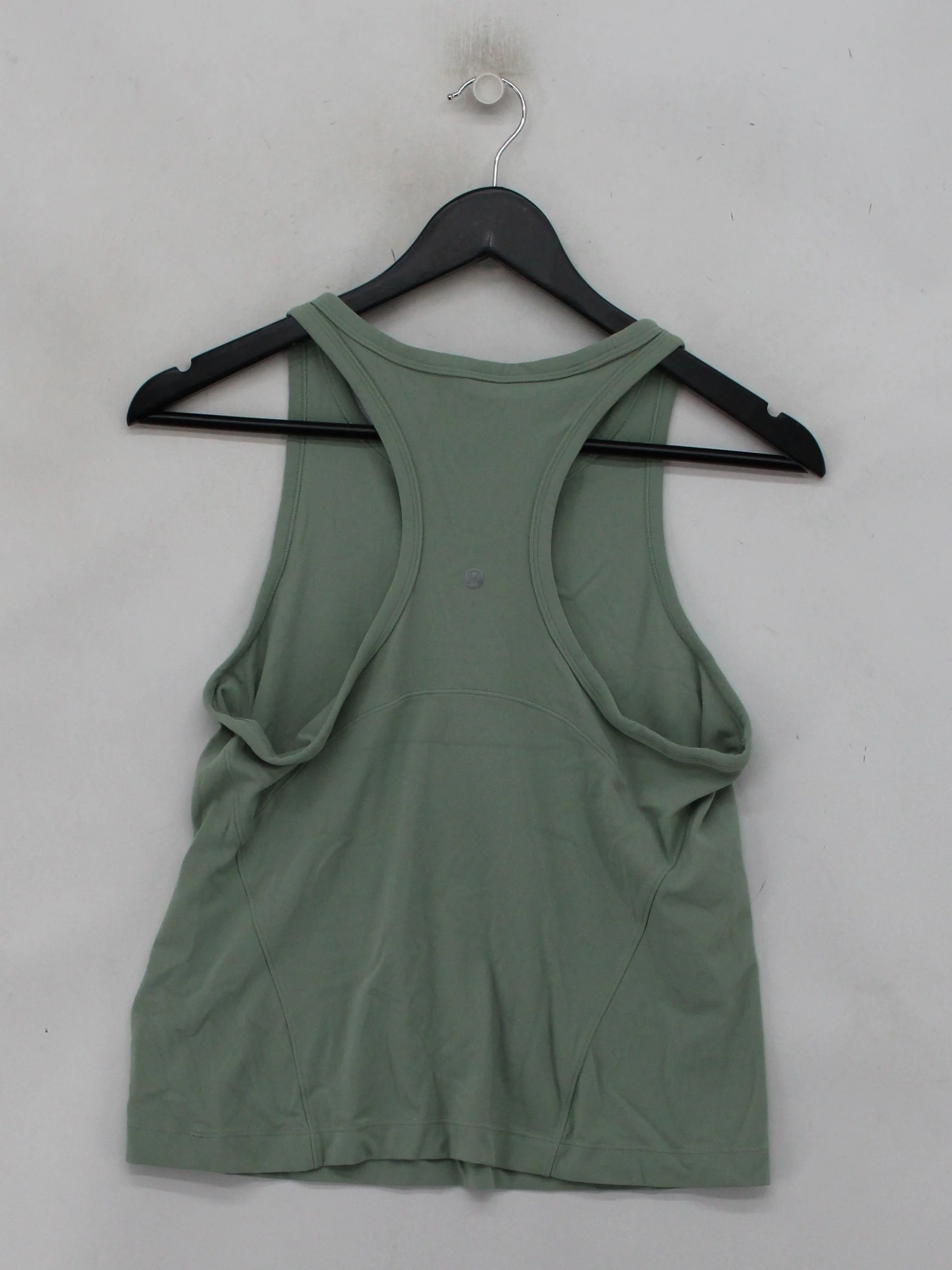 Lululemon Women's T-Shirt S Green 100% Cotton Sleeveless Round Neck Basic - Image 2