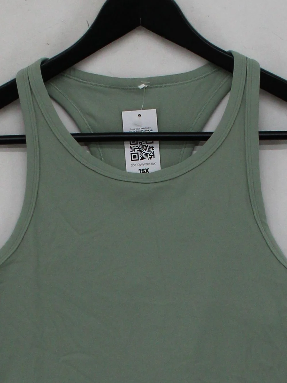 Lululemon Women's T-Shirt S Green 100% Cotton Sleeveless Round Neck Basic - Image 3