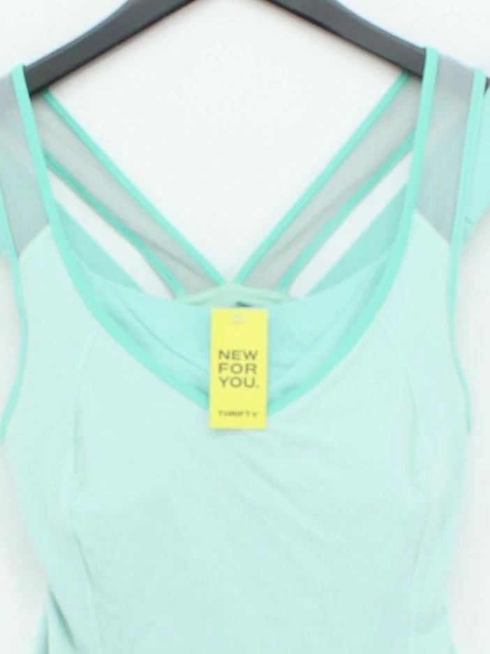 Lululemon Women's T-Shirt UK 10 Green Nylon - Image 3
