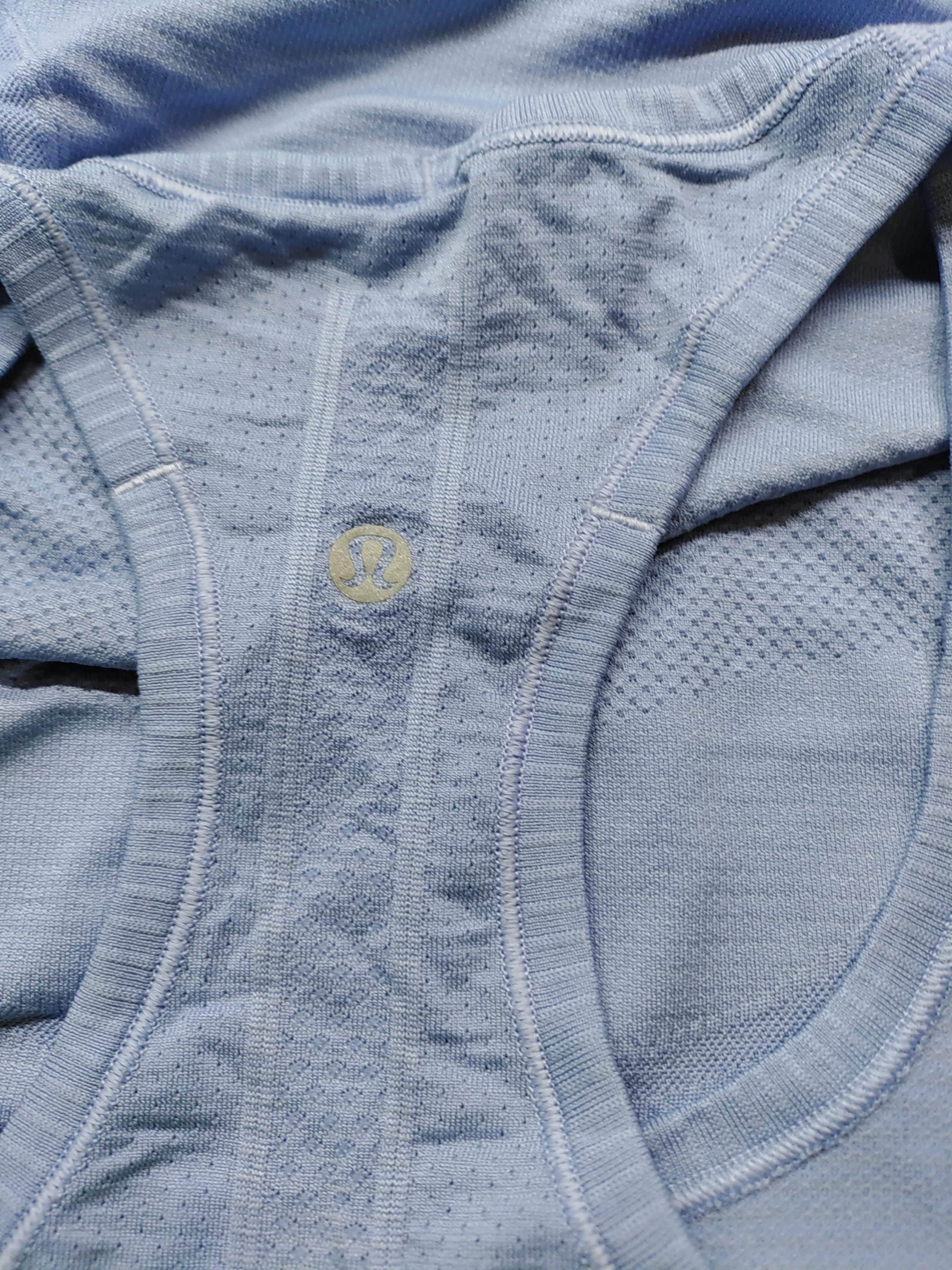 Lululemon Women's T-Shirt UK 14 Blue Nylon with Lyocell Modal, Elastane Basic - Image 5