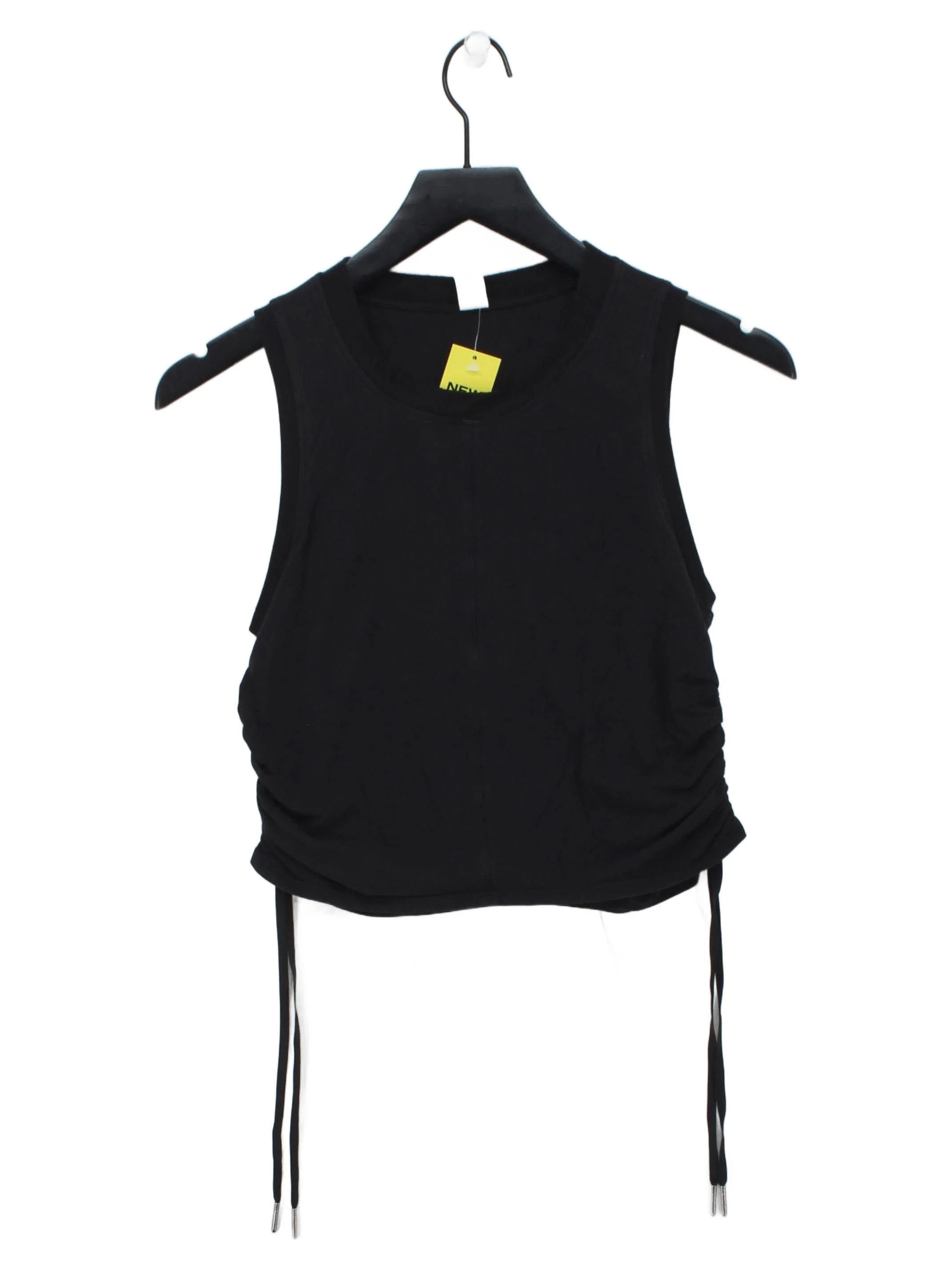 Lululemon Women's T-Shirt UK 6 Black Cotton with Elastane, Lyocell Modal Basic