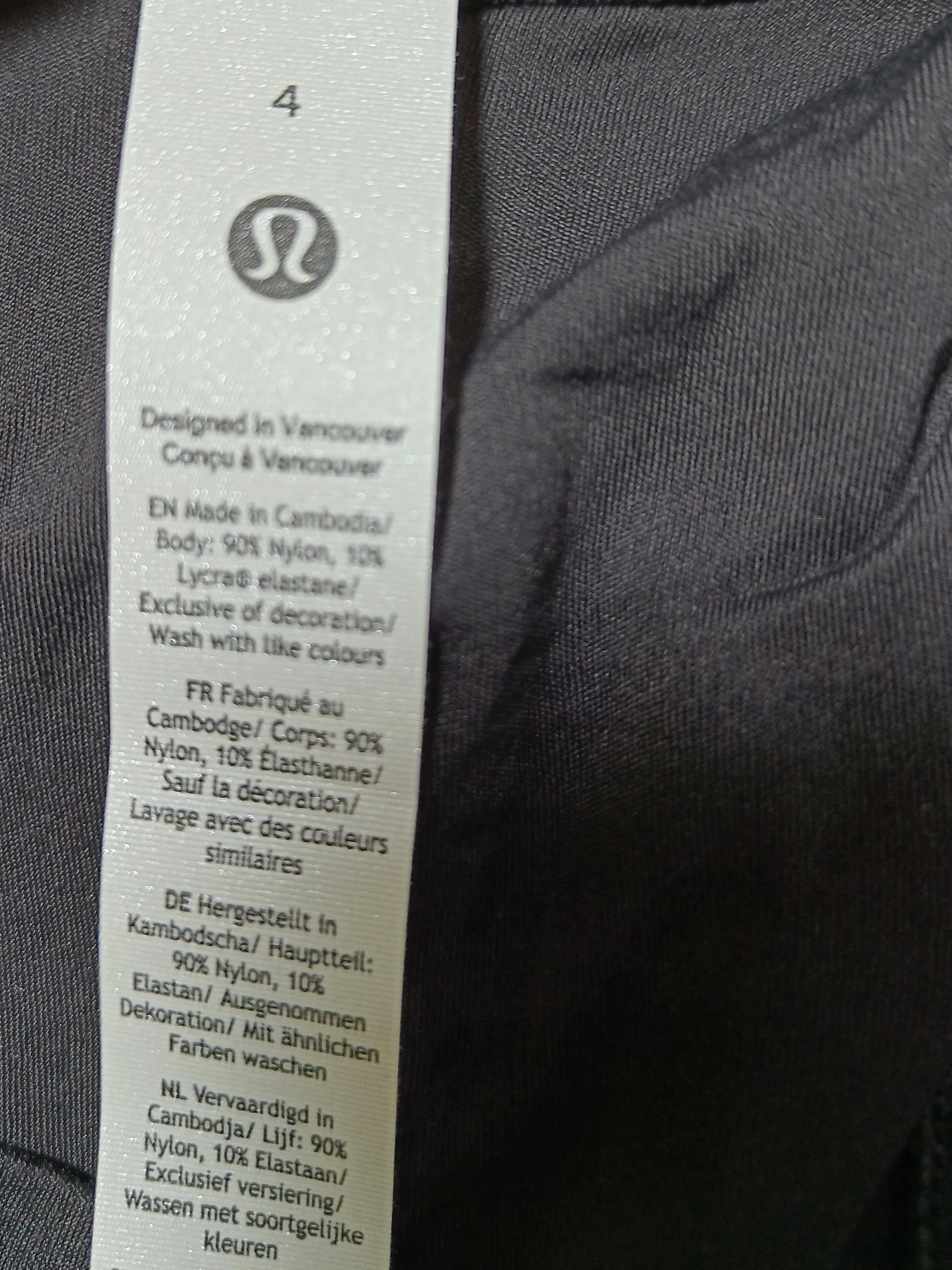 Lululemon Women's T-Shirt UK 8 Black Nylon with Elastane Sleeveless Basic - Image 5