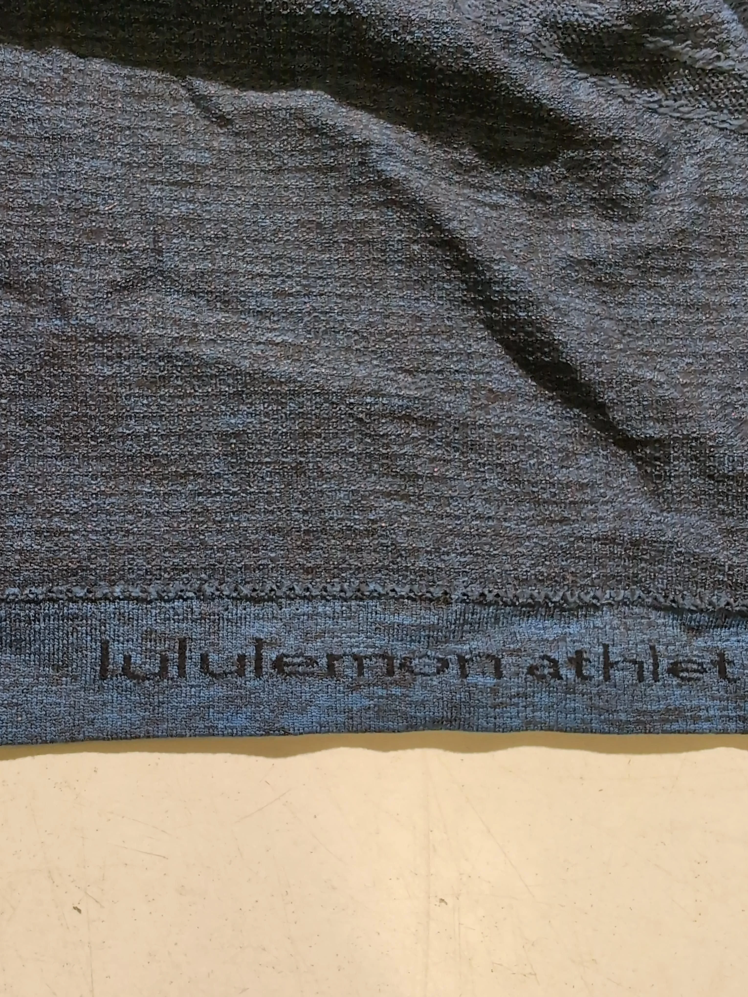 Lululemon Women's T-Shirt UK 8 Blue Nylon with Elastane Sleeveless Basic - Image 5